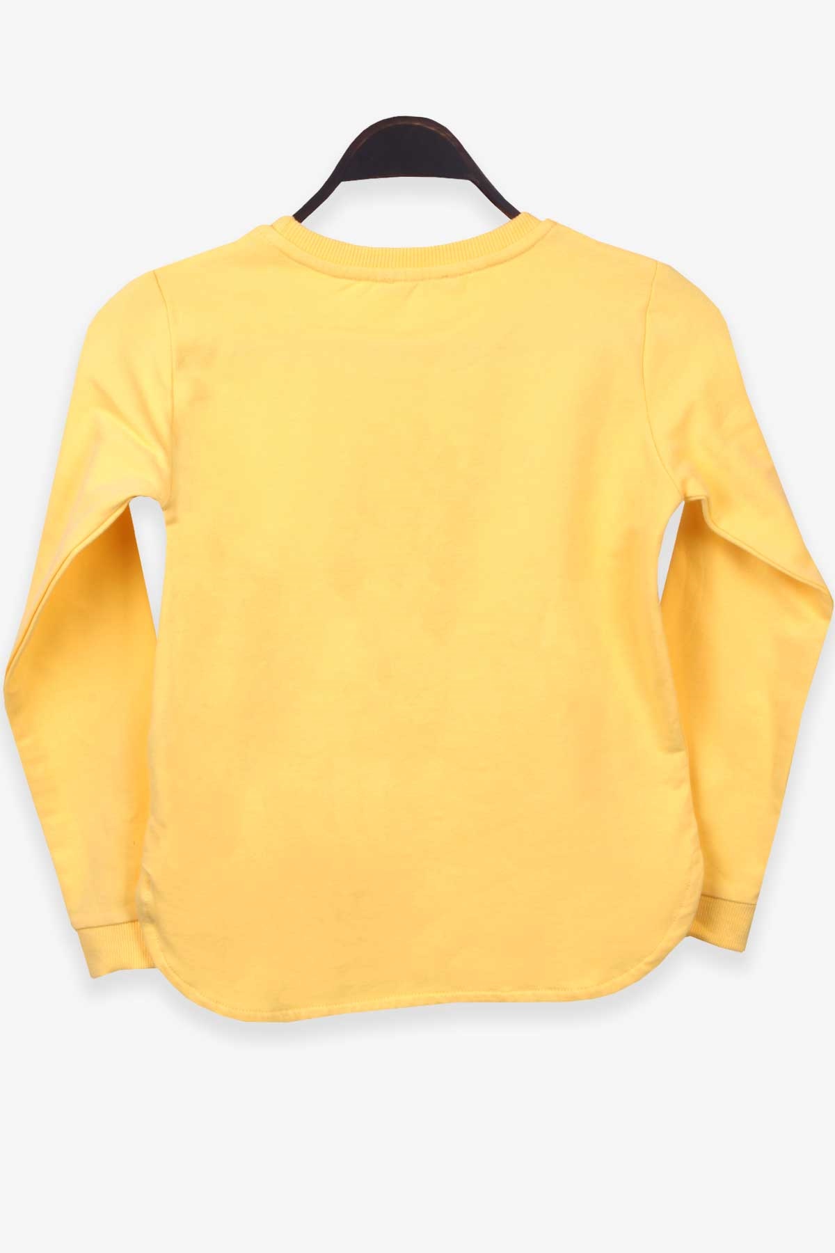 Breeze Kız Çocuk Sweatshirt Baskılı Pullu Sarı (9-14 Yaş)