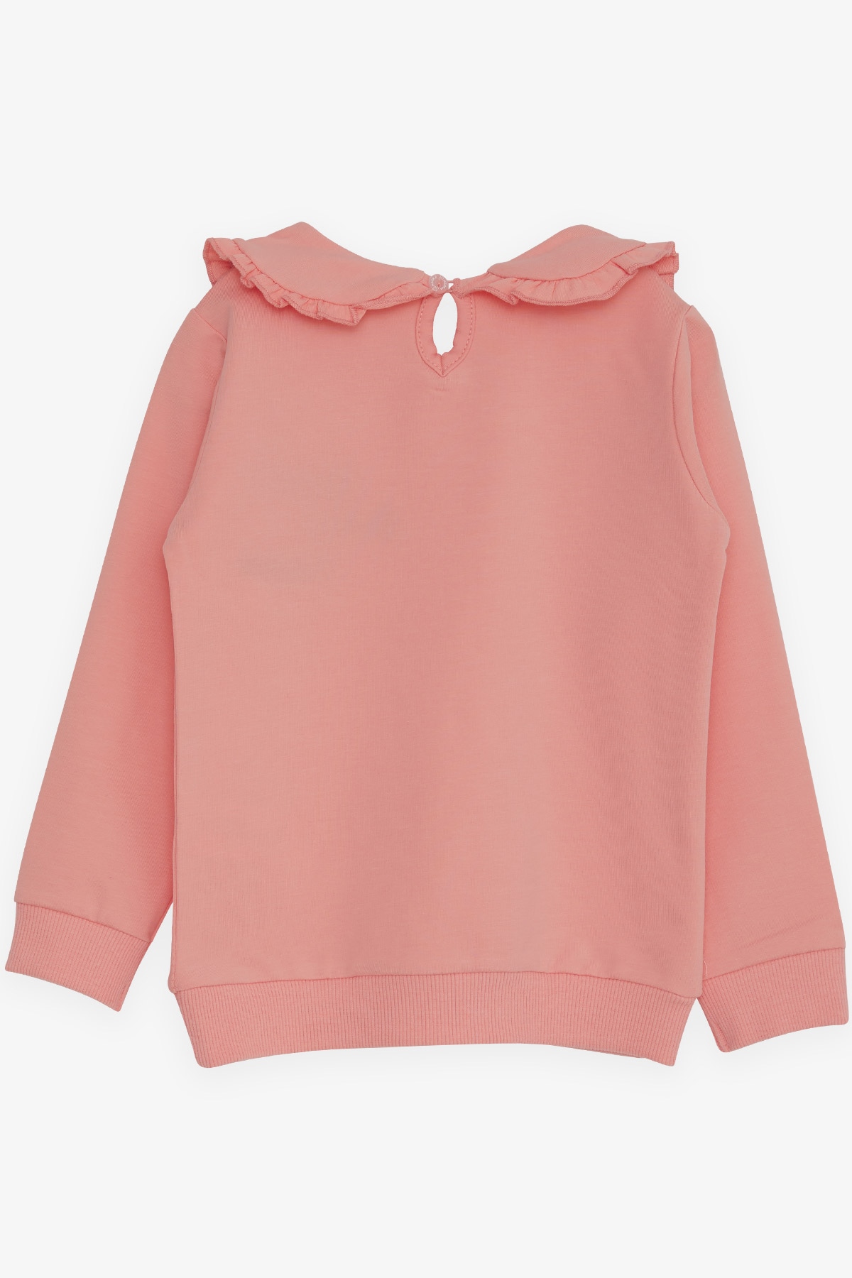 Breeze Kız Çocuk Sweatshirt Bebe Yaka Somon (1.5-5 Yaş)