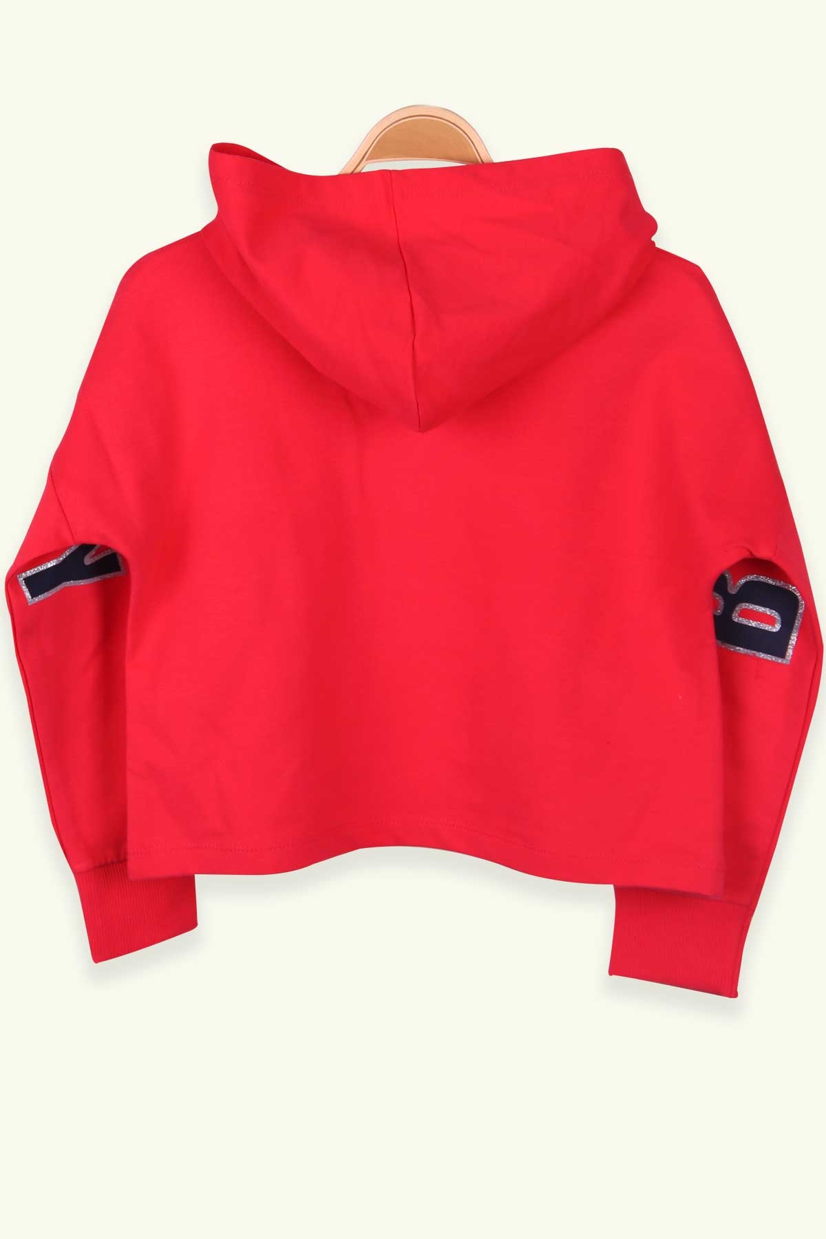 Breeze Kız Çocuk Sweatshirt Göbek Üstü Kapüşonlu Narçiçeği (8-14 Yaş)