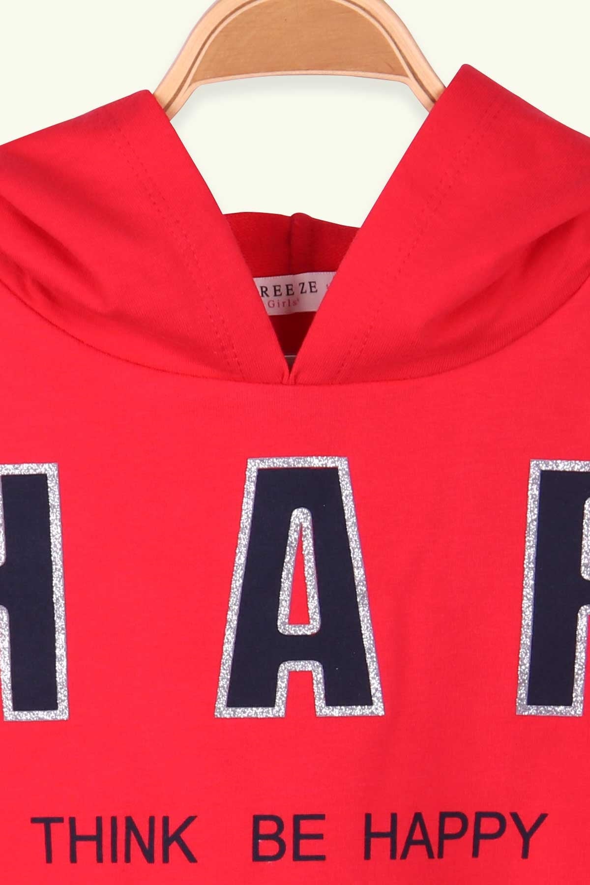 Breeze Kız Çocuk Sweatshirt Göbek Üstü Kapüşonlu Narçiçeği (8-14 Yaş)