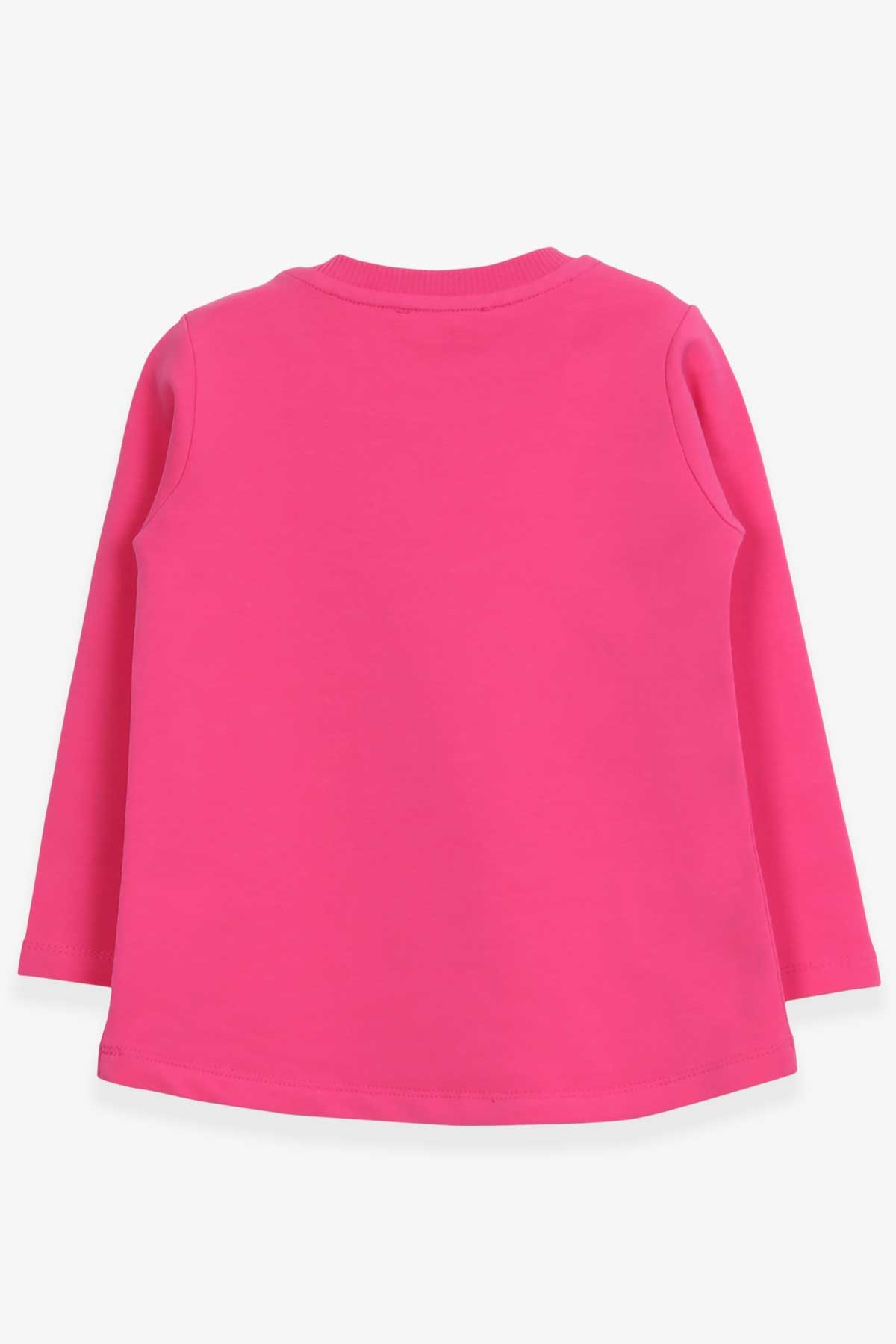 Breeze Kız Çocuk Sweatshirt Gözlüklü Unicorn Baskılı Pembe (1-4 Yaş)