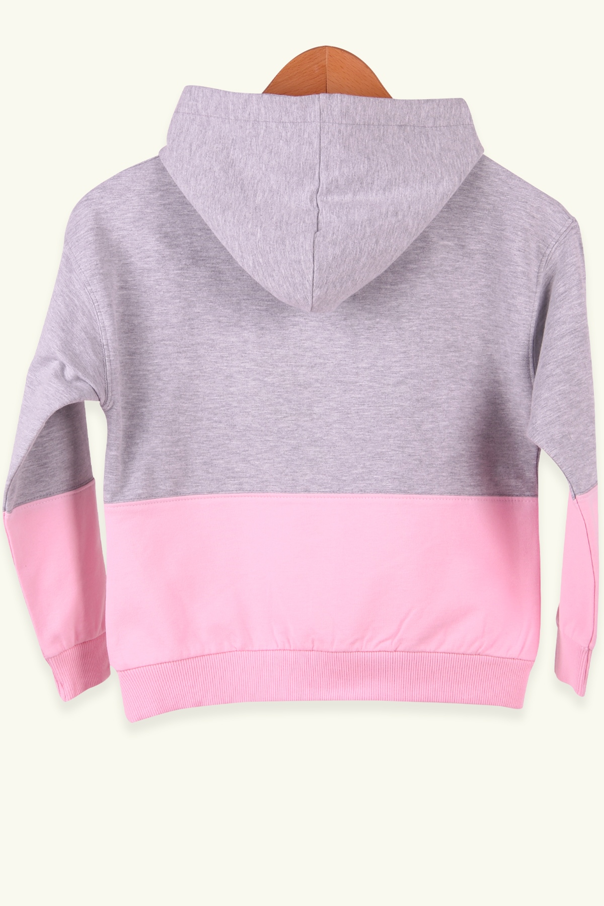 Breeze Kız Çocuk Sweatshirt Kanguru Cepli Pudra (8-14 Yaş)