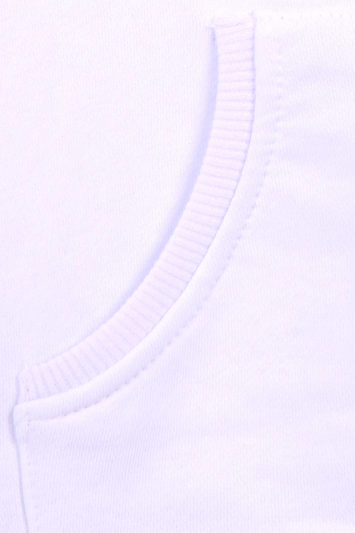 Breeze Kız Çocuk Sweatshirt Kapüşonlu Yazı Baskılı Beyaz (8-14 Yaş)