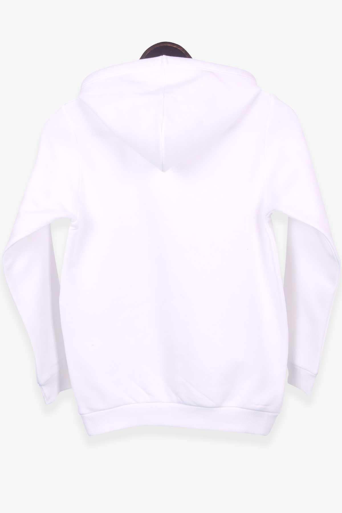 Breeze Kız Çocuk Sweatshirt Kapüşonlu Ekru (10-14 Yaş)