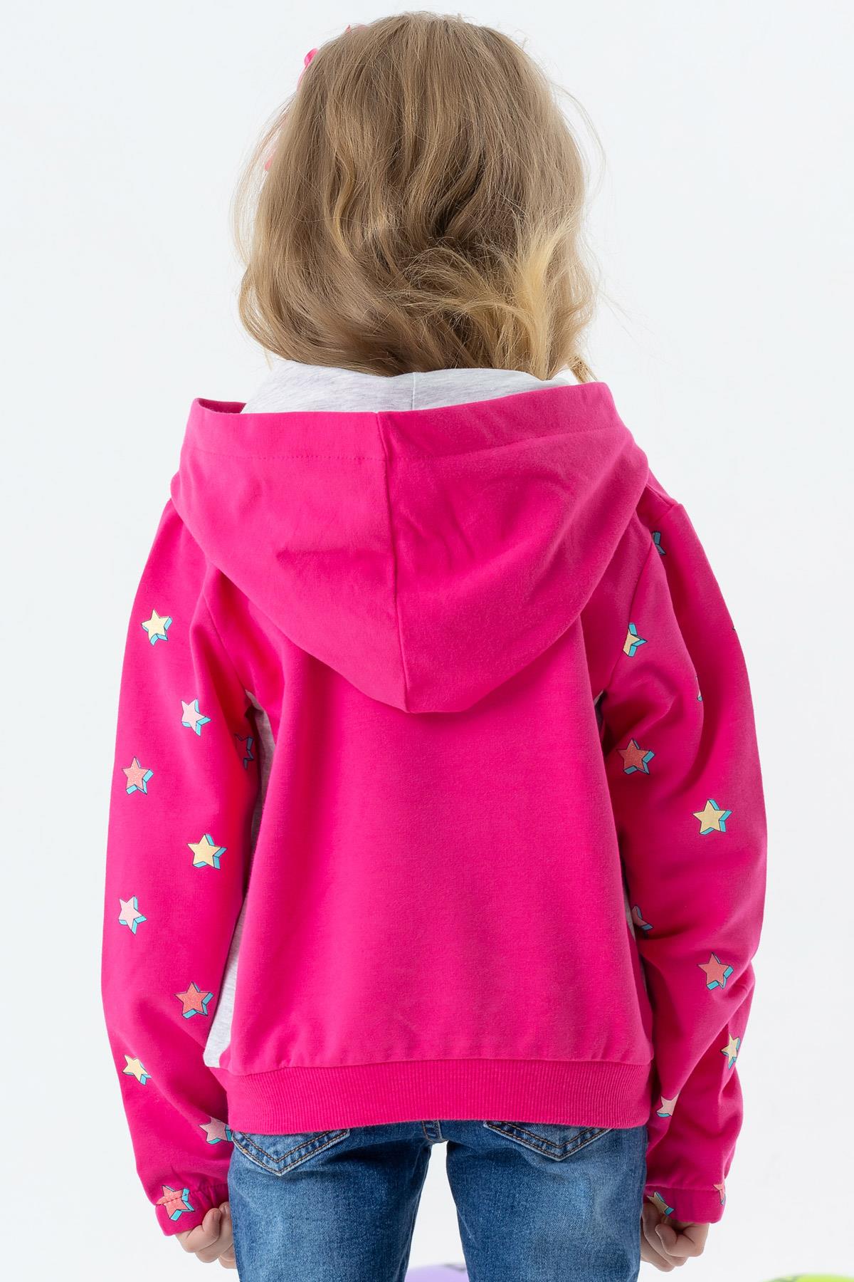 Breeze Kız Çocuk Sweatshirt Maskeli Unicorn Pembe (2 Yaş)