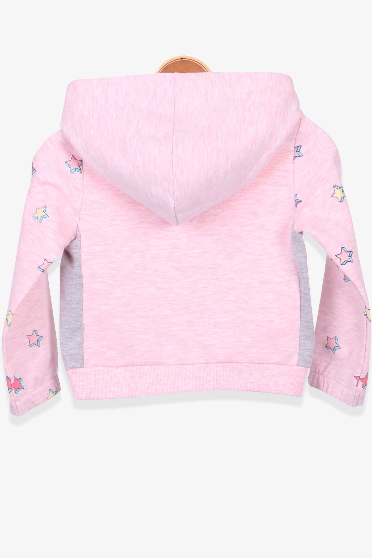 Breeze Kız Çocuk Sweatshirt Maskeli Unicorn Somon Melanj (2-6 Yaş)