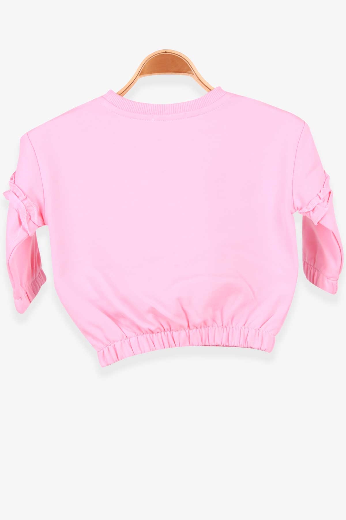 Breeze Kız Çocuk Sweatshirt Okul Temalı Pudra (1-4 Yaş)
