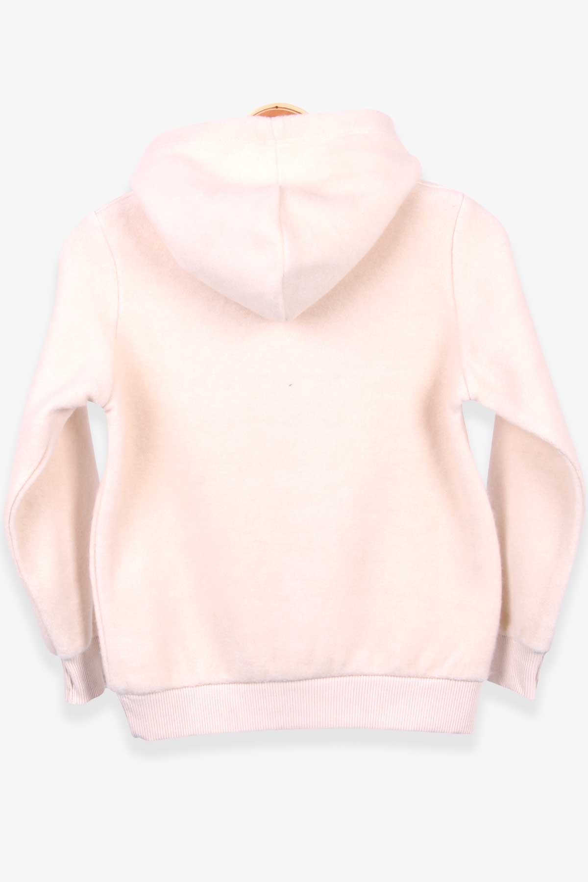 Breeze Kız Çocuk Sweatshirt Pullu Nakışlı Krem (2-6 Yaş)