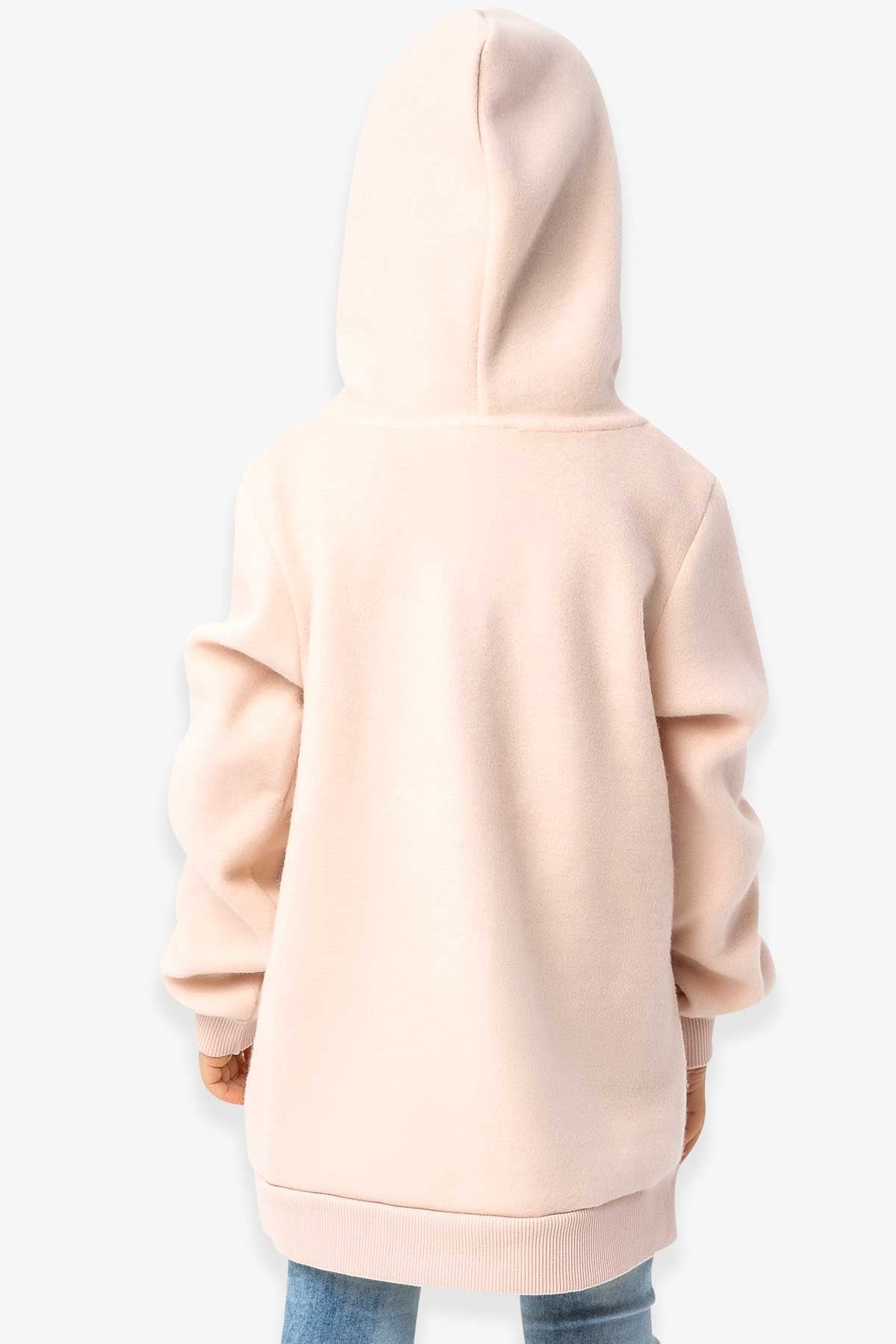 Breeze Kız Çocuk Sweatshirt Pullu Nakışlı Krem (2-6 Yaş)