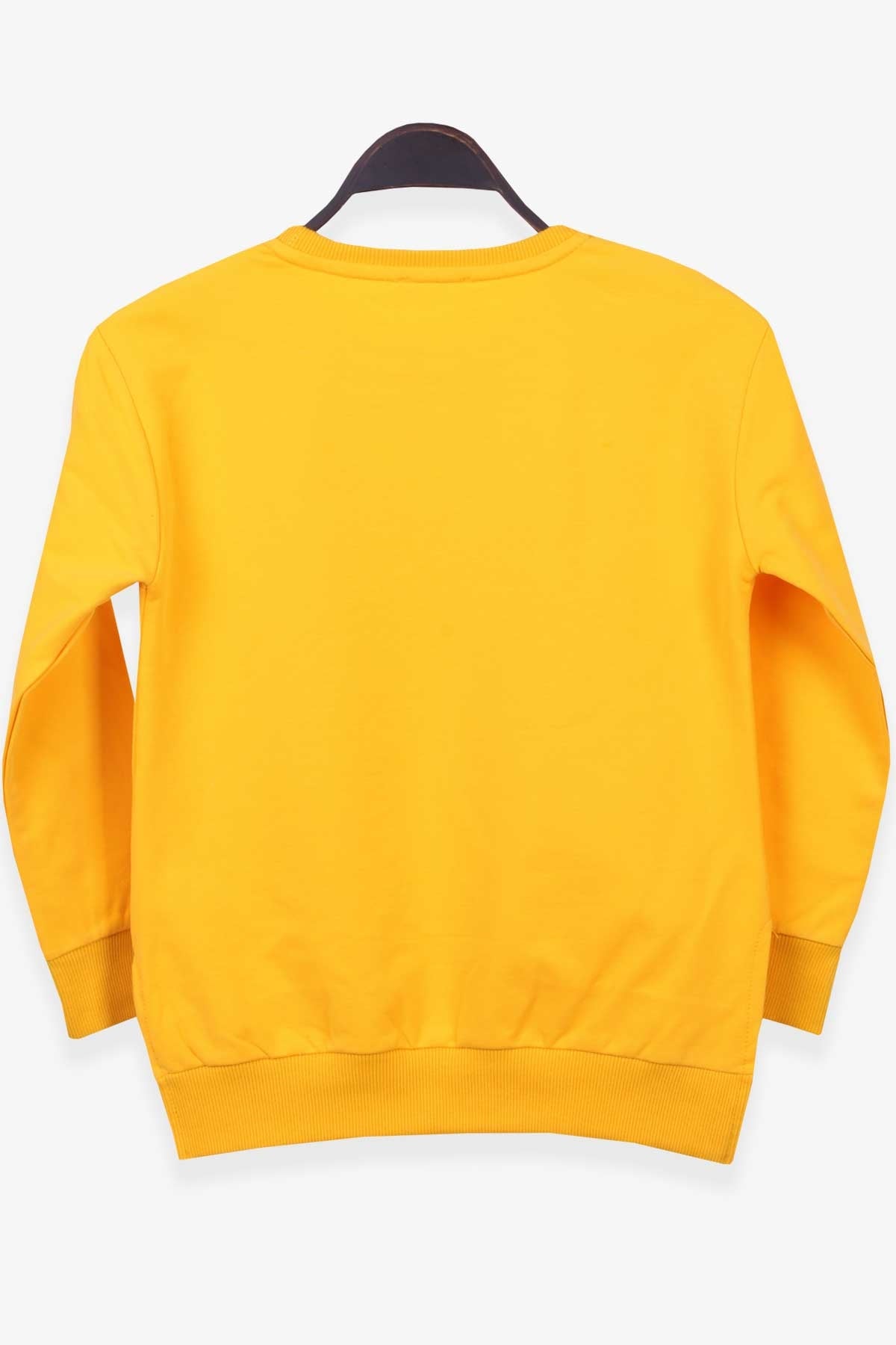 Breeze Kız Çocuk Sweatshirt Pullu Nakışlı Sarı (14 Yaş)