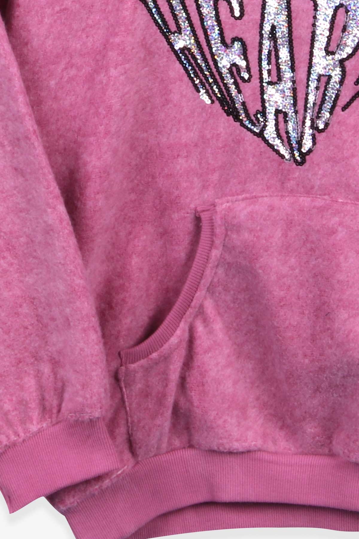 Breeze Kız Çocuk Sweatshirt Pullu Nakışlı Gülkurusu (2-6 Yaş)