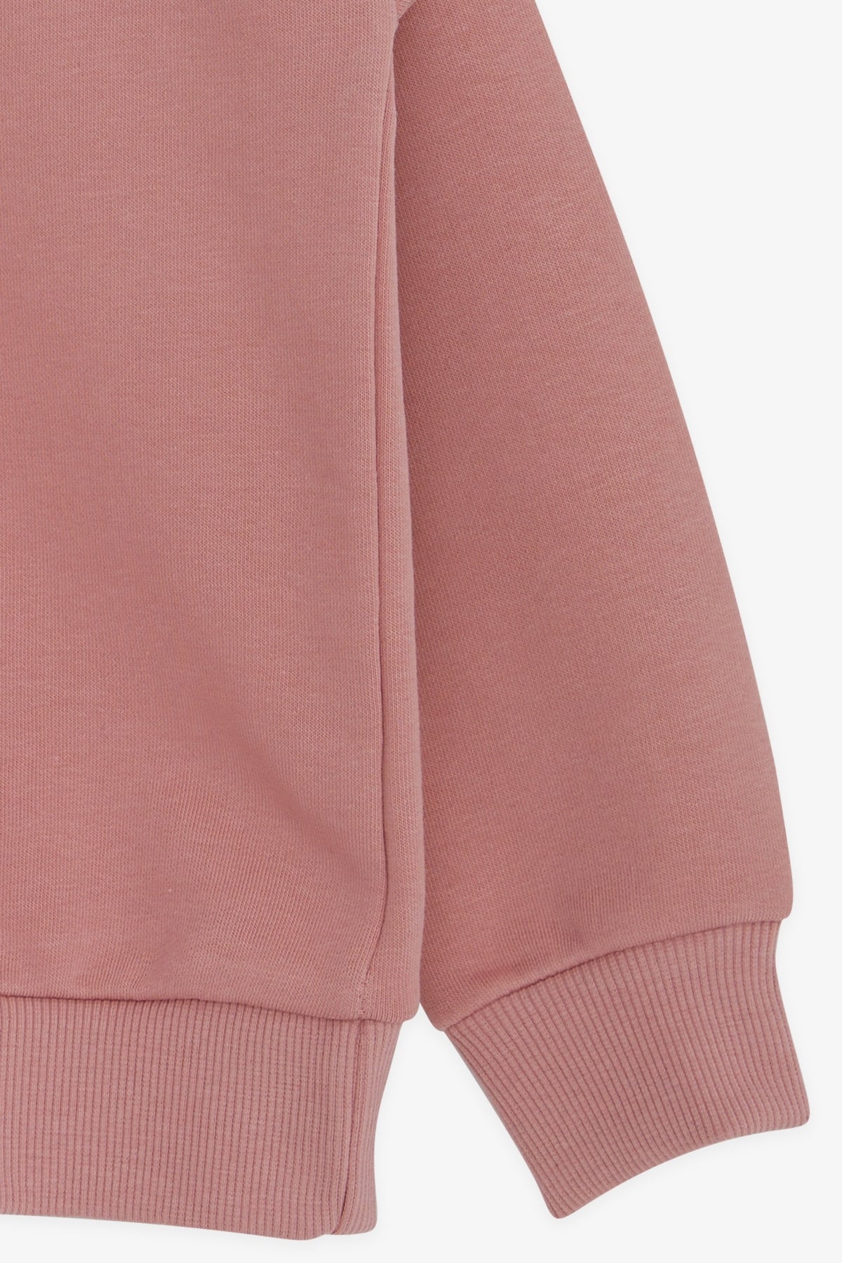 Breeze Kız Çocuk Sweatshirt Renkli Yazı Baskılı Gülkurusu (8-14 Yaş)