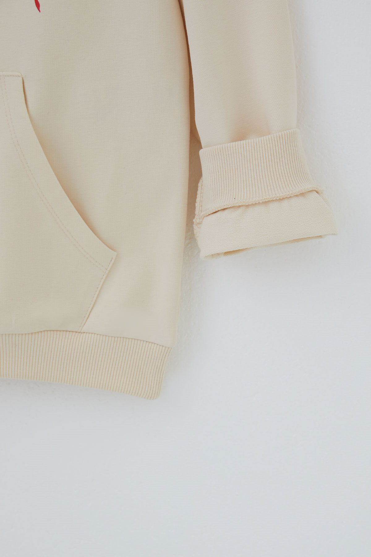 Breeze Kız Çocuk Sweatshirt Sevimli Ayıcıklar Baskılı Sırt Baskı Detaylı Krem (8-14 Yaş)