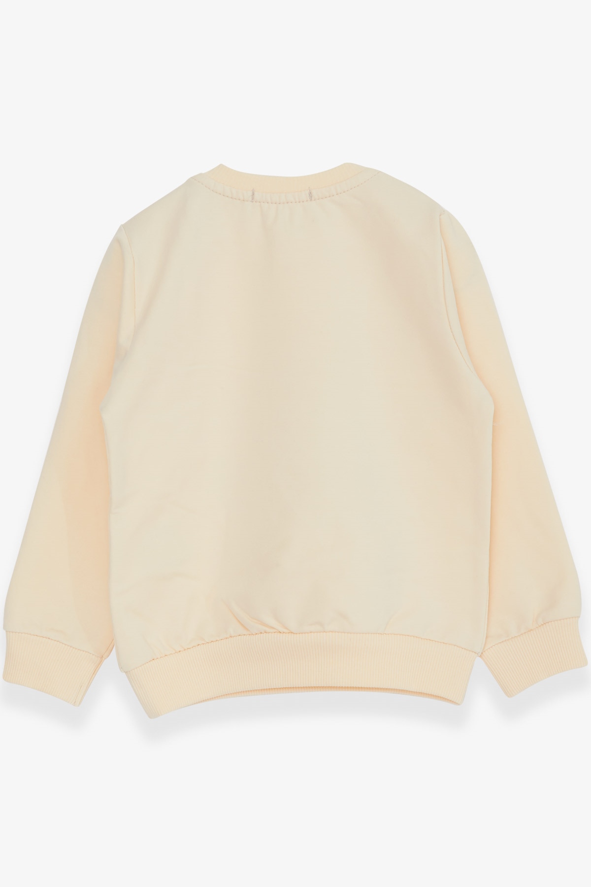 Breeze Kız Çocuk Sweatshirt Sevimli Kız Baskılı Krem (1.5-5 Yaş)