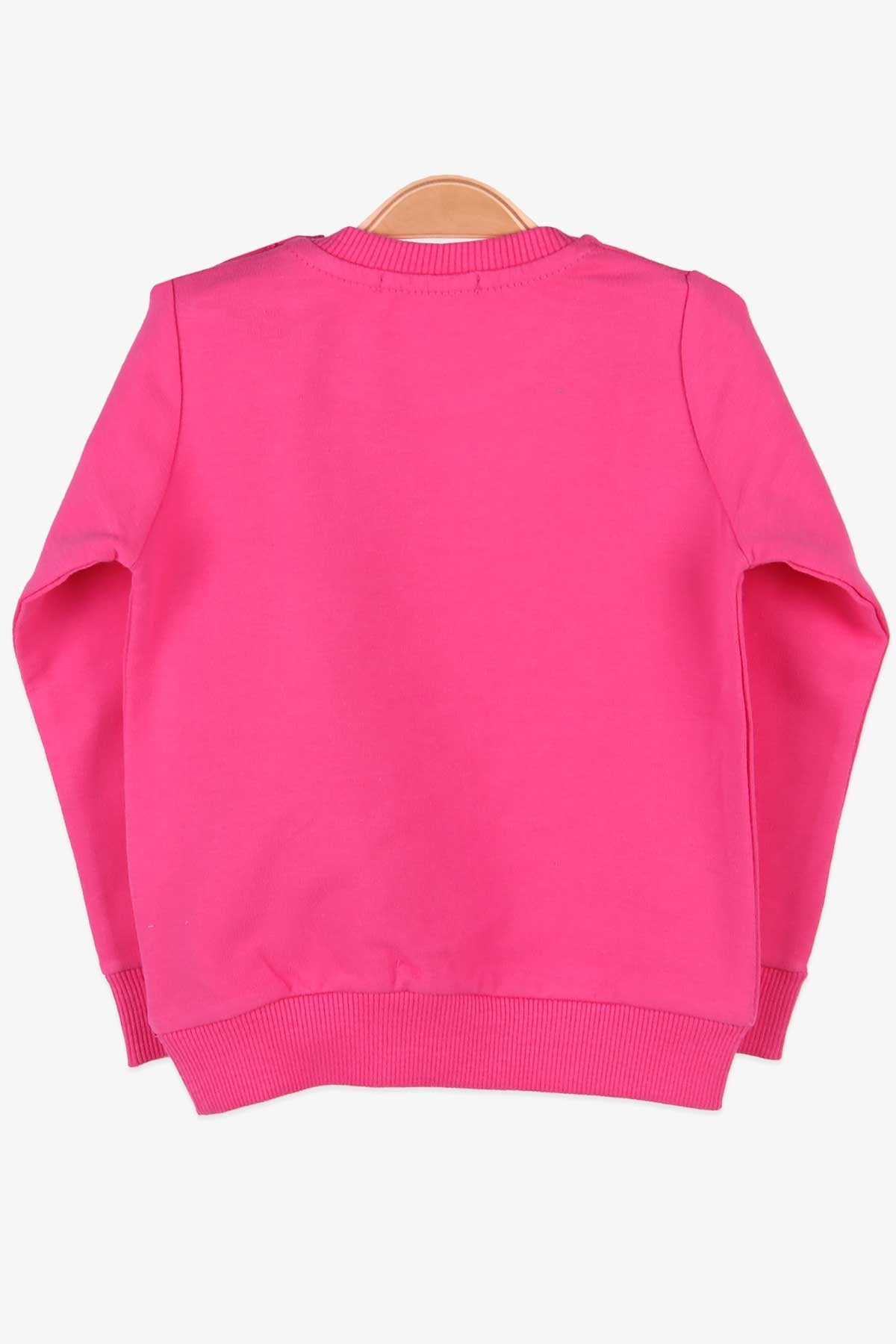 Breeze Kız Çocuk Sweatshirt Simli Baskılı Pembe (1.5 Yaş)