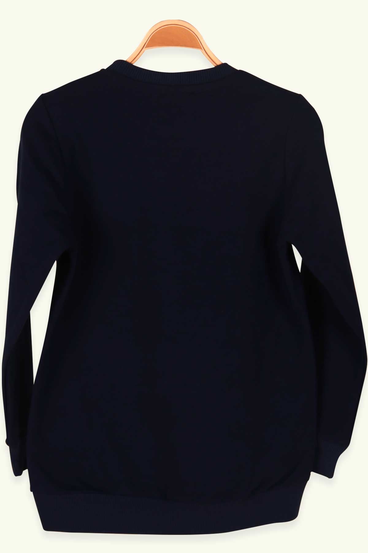 Breeze Kız Çocuk Sweatshirt Süzene Nakışlı Baskılı Lacivert (9-14 Yaş)