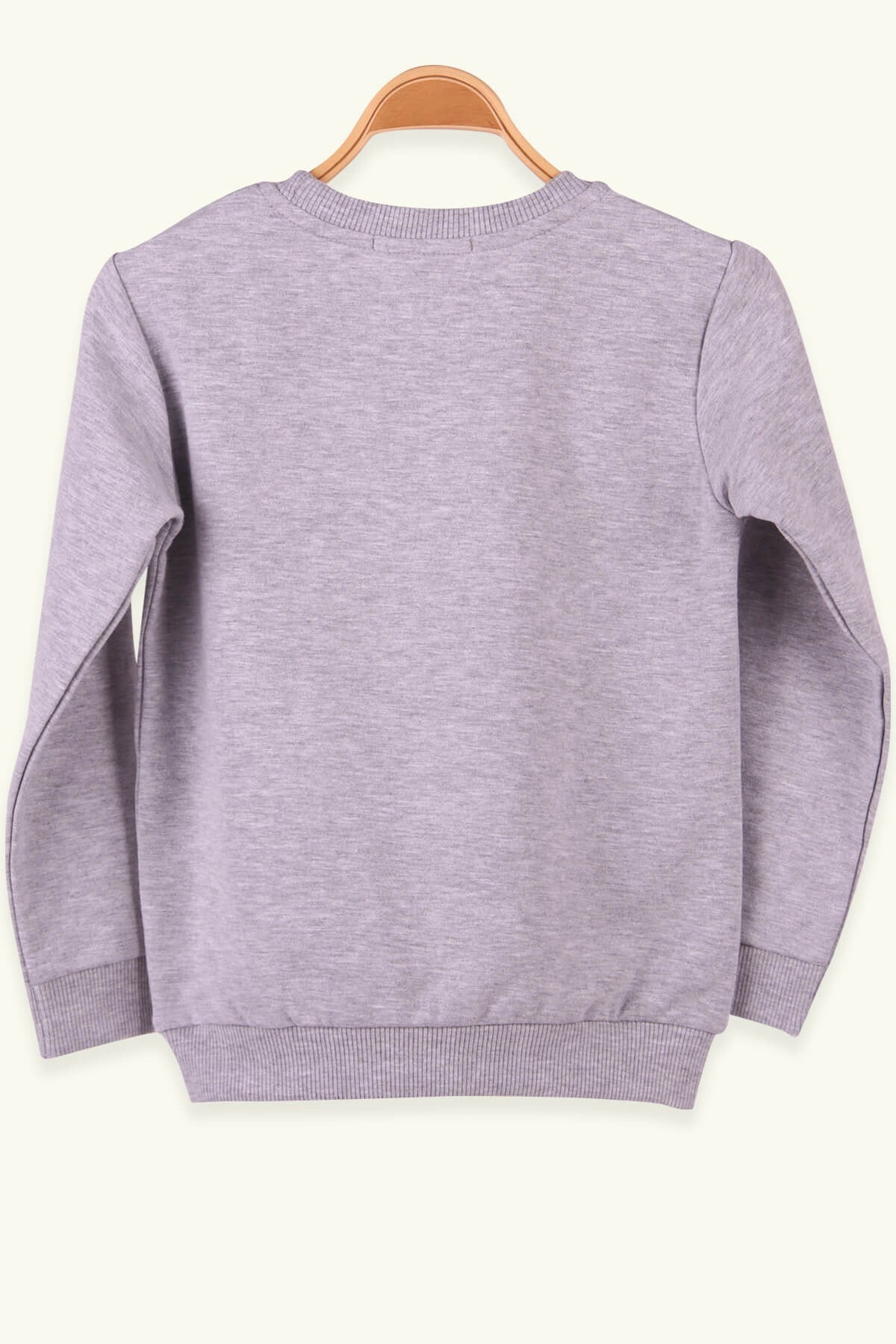 Breeze Kız Çocuk Sweatshirt Süzene Nakış Gri (5-10 Yaş)