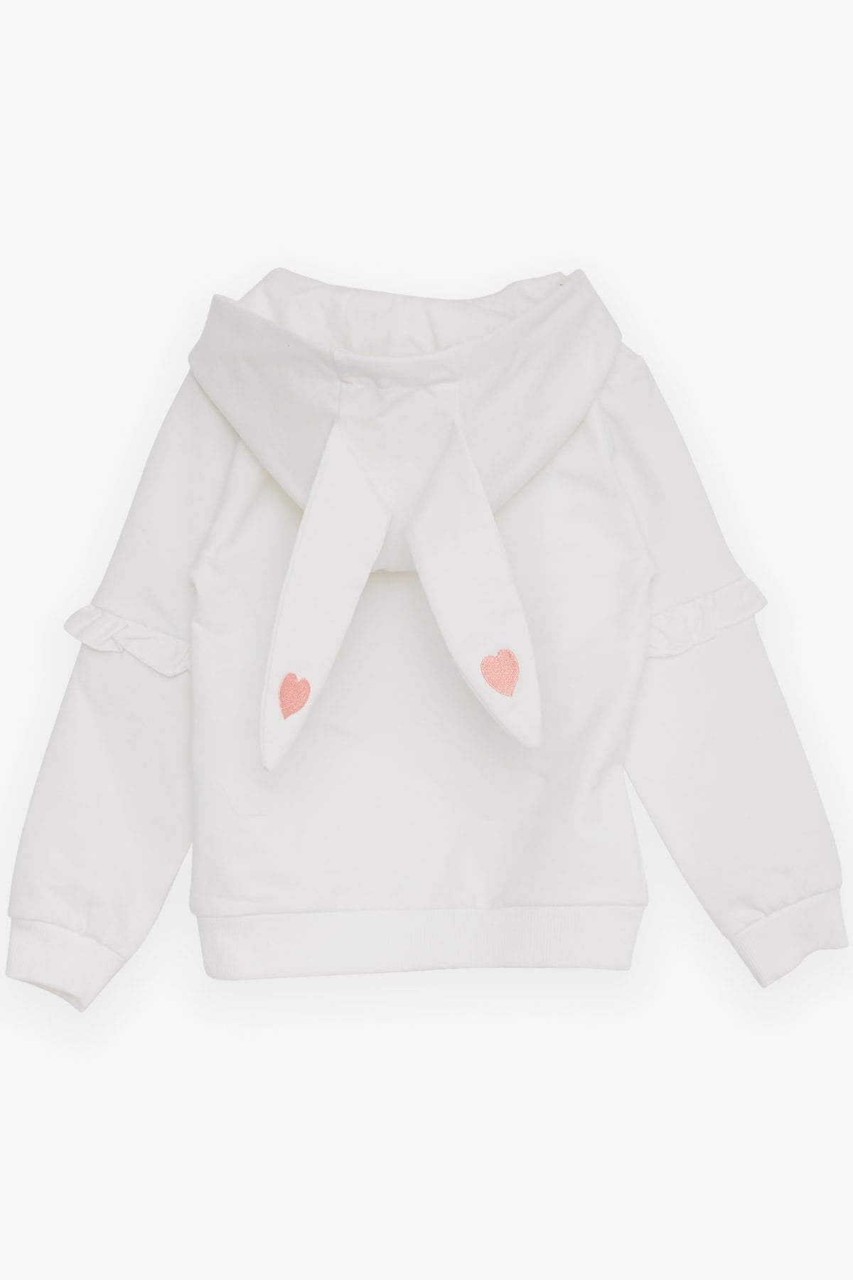 Breeze Kız Çocuk Sweatshirt Tavşancık Baskılı Ekru (1.5-5 Yaş)