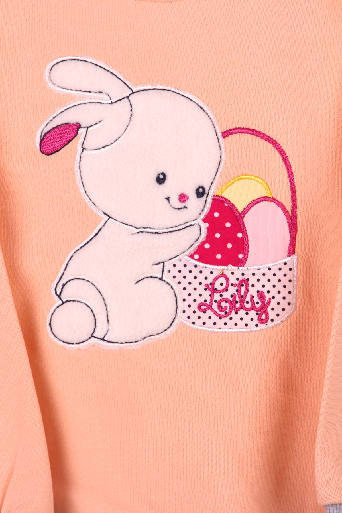Breeze Kız Çocuk Sweatshirt Tavşanlı Turuncu (1.5-5 Yaş)
