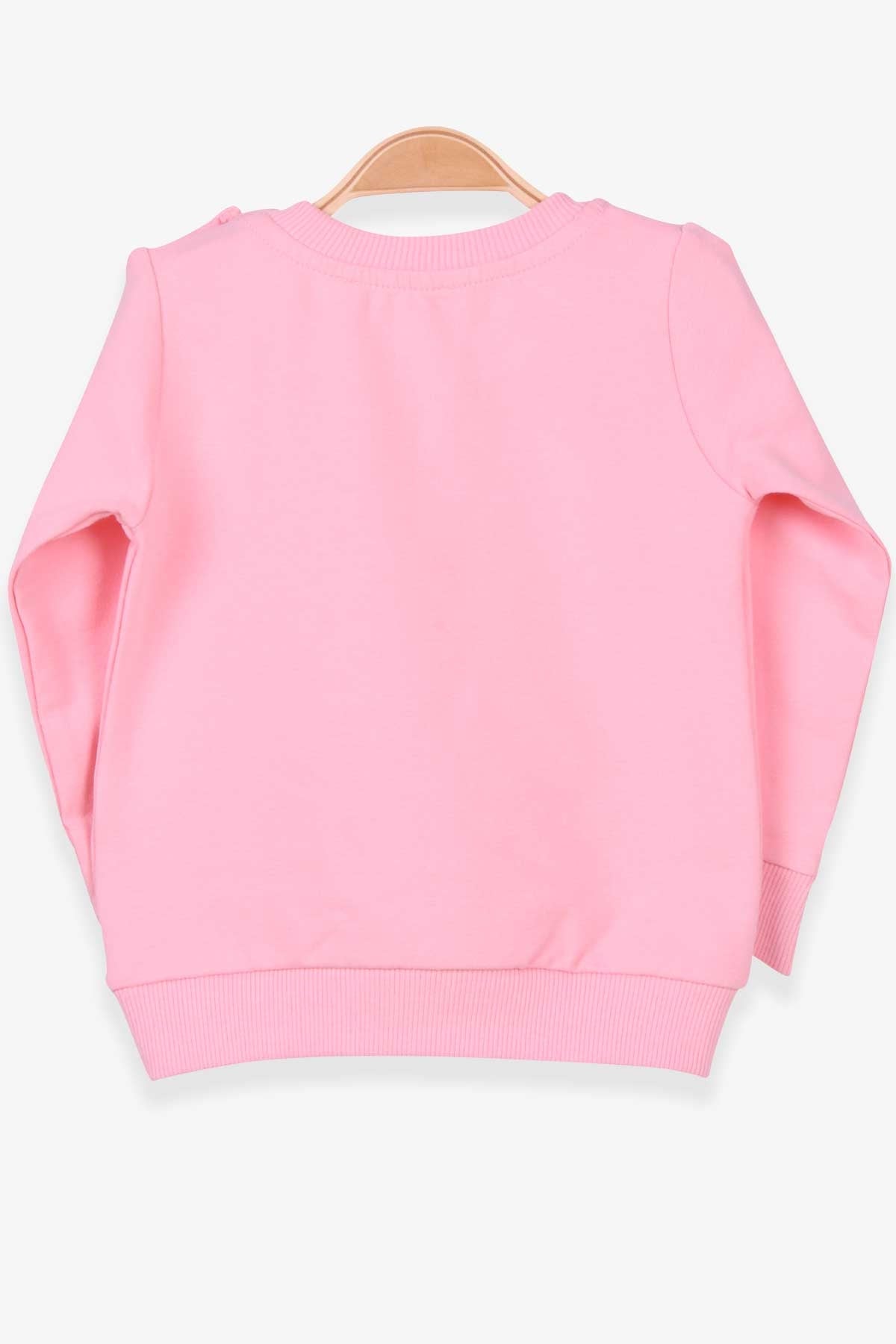 Breeze Kız Çocuk Sweatshirt Unicorn Baskılı Pudra (1.5-5 Yaş)