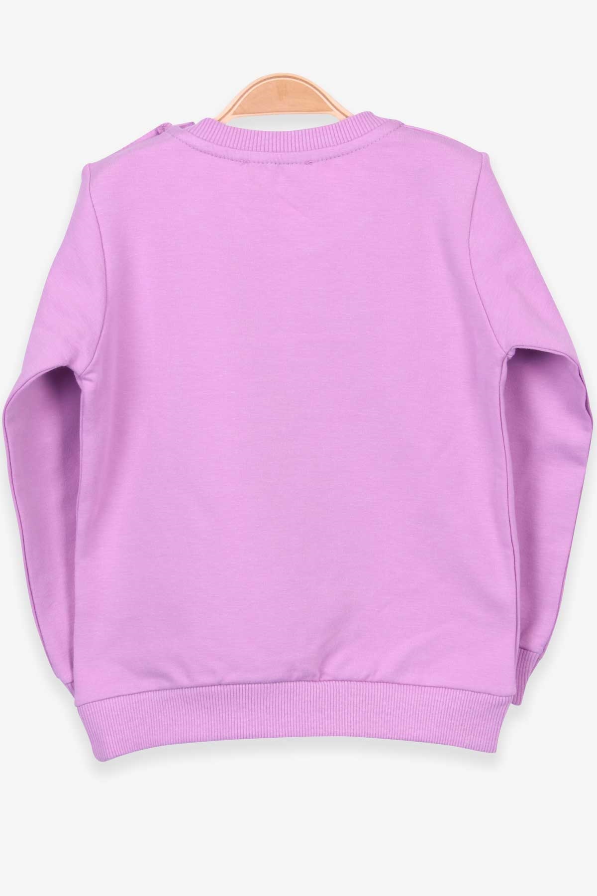 Breeze Kız Çocuk Sweatshirt Unicorn Eflatun (2-6 Yaş)