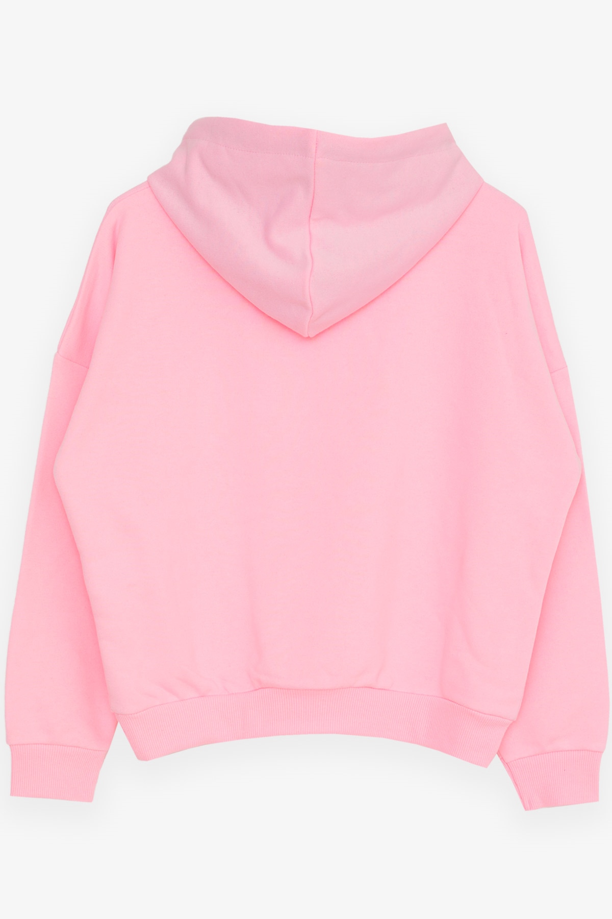 Breeze Kiz Çocuk Sweatshirt Yazi Baskili Neon Pembe (9-14 Yaş)