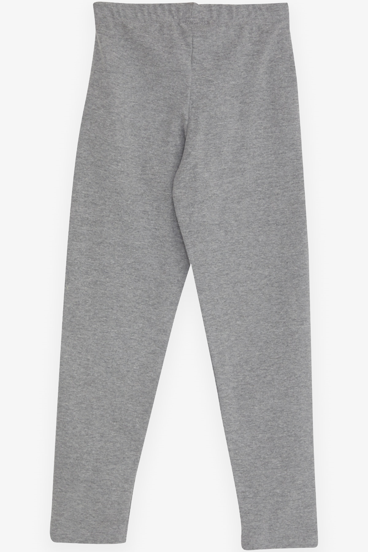 Breeze Kız Çocuk Tayt Basic Gri Melanj (4-8 Yaş)