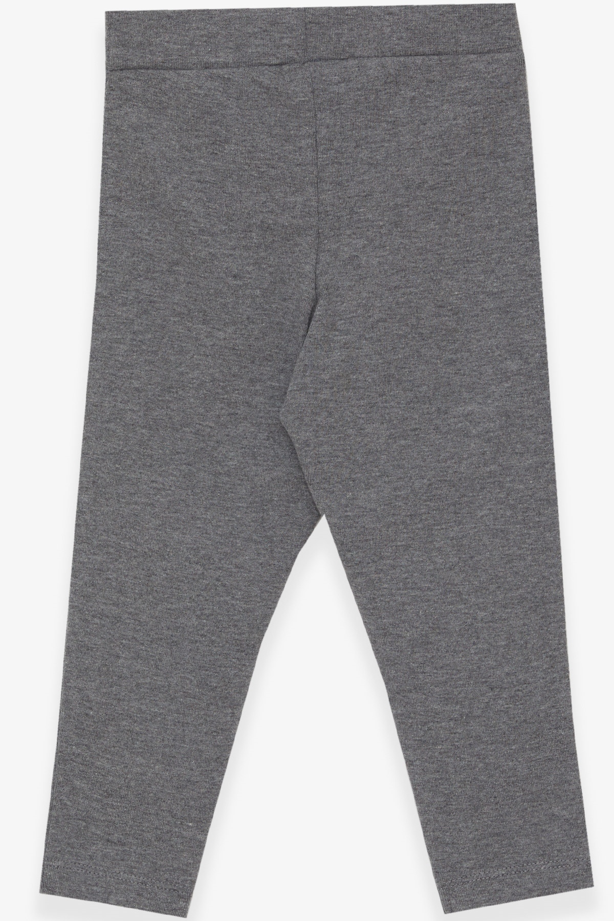 Breeze Kız Çocuk Tayt Basic Koyu Gri Melanj (2-6 Yaş)