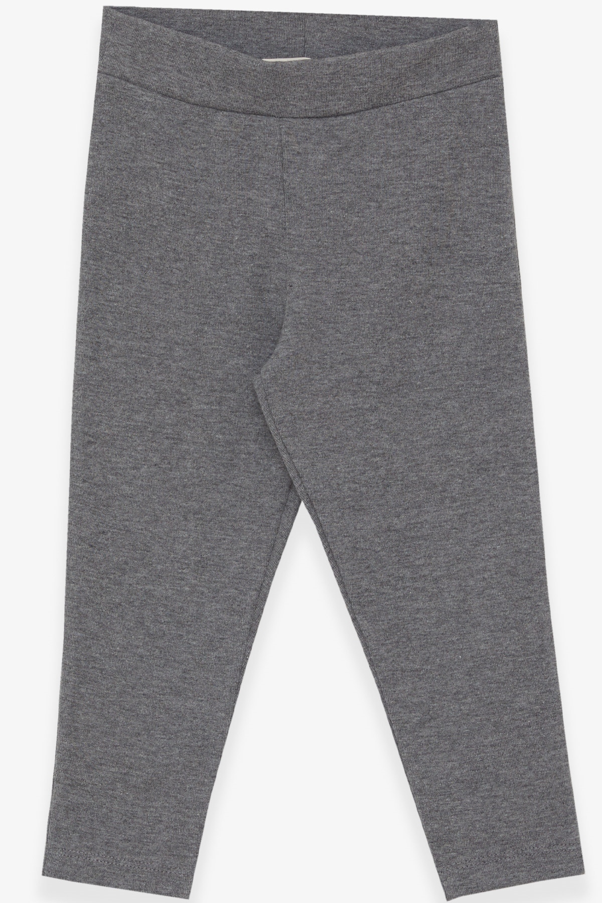 Breeze Kız Çocuk Tayt Basic Koyu Gri Melanj (2-6 Yaş)