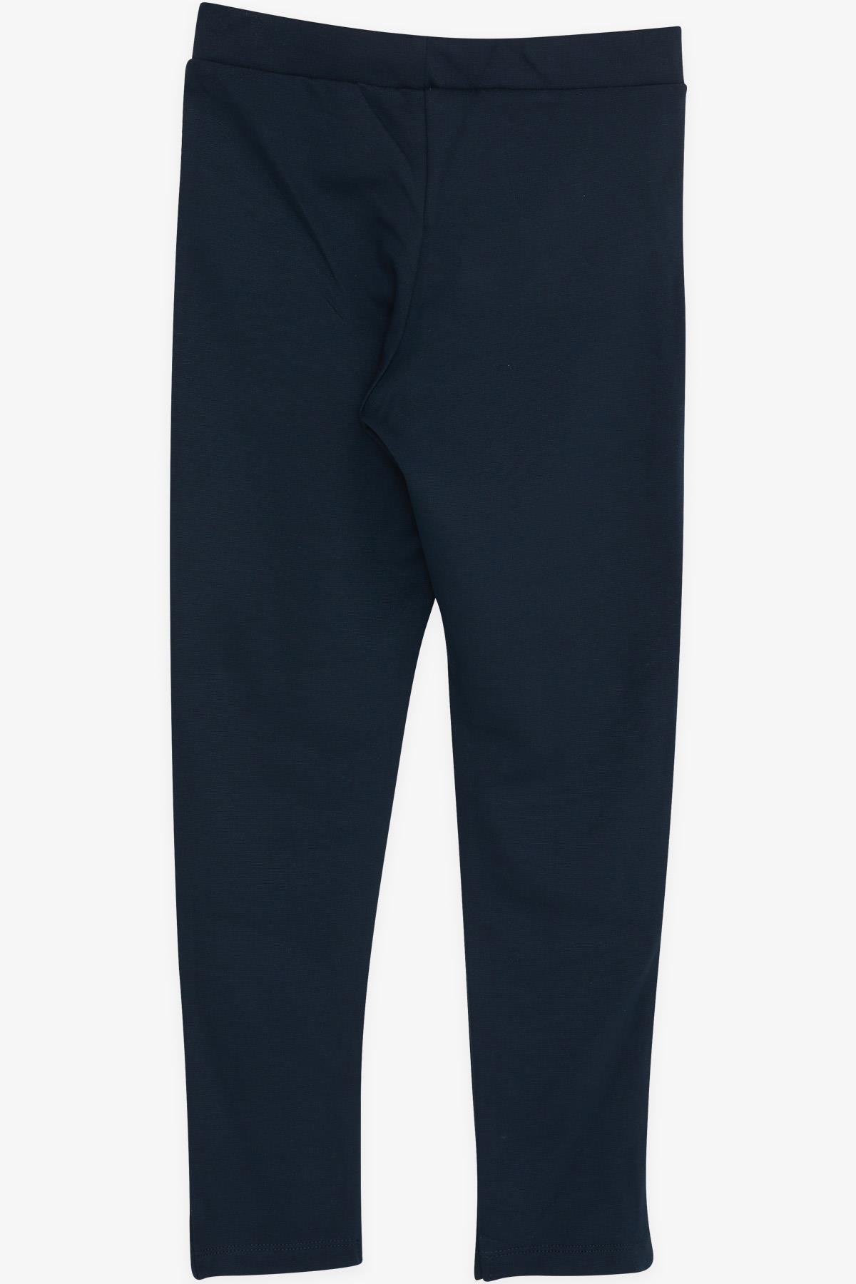 Breeze Kız Çocuk Tayt Basic Lacivert (8-14 Yaş)