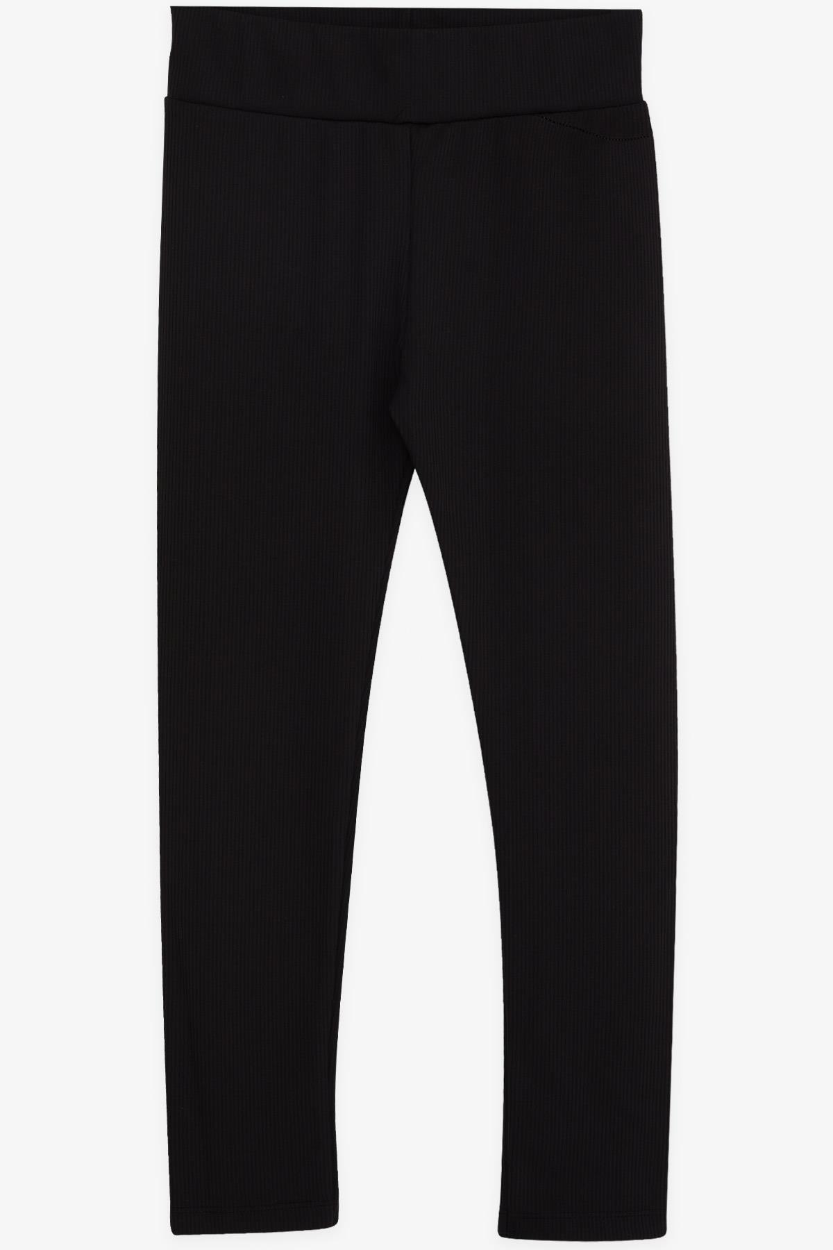 Breeze Kız Çocuk Tayt Basic Siyah (10-11 Yaş)