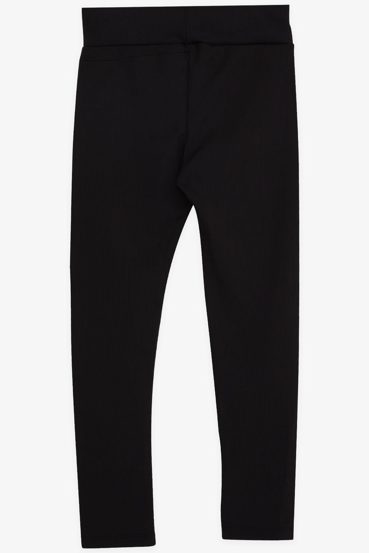 Breeze Kız Çocuk Tayt Basic Siyah (10-11 Yaş)