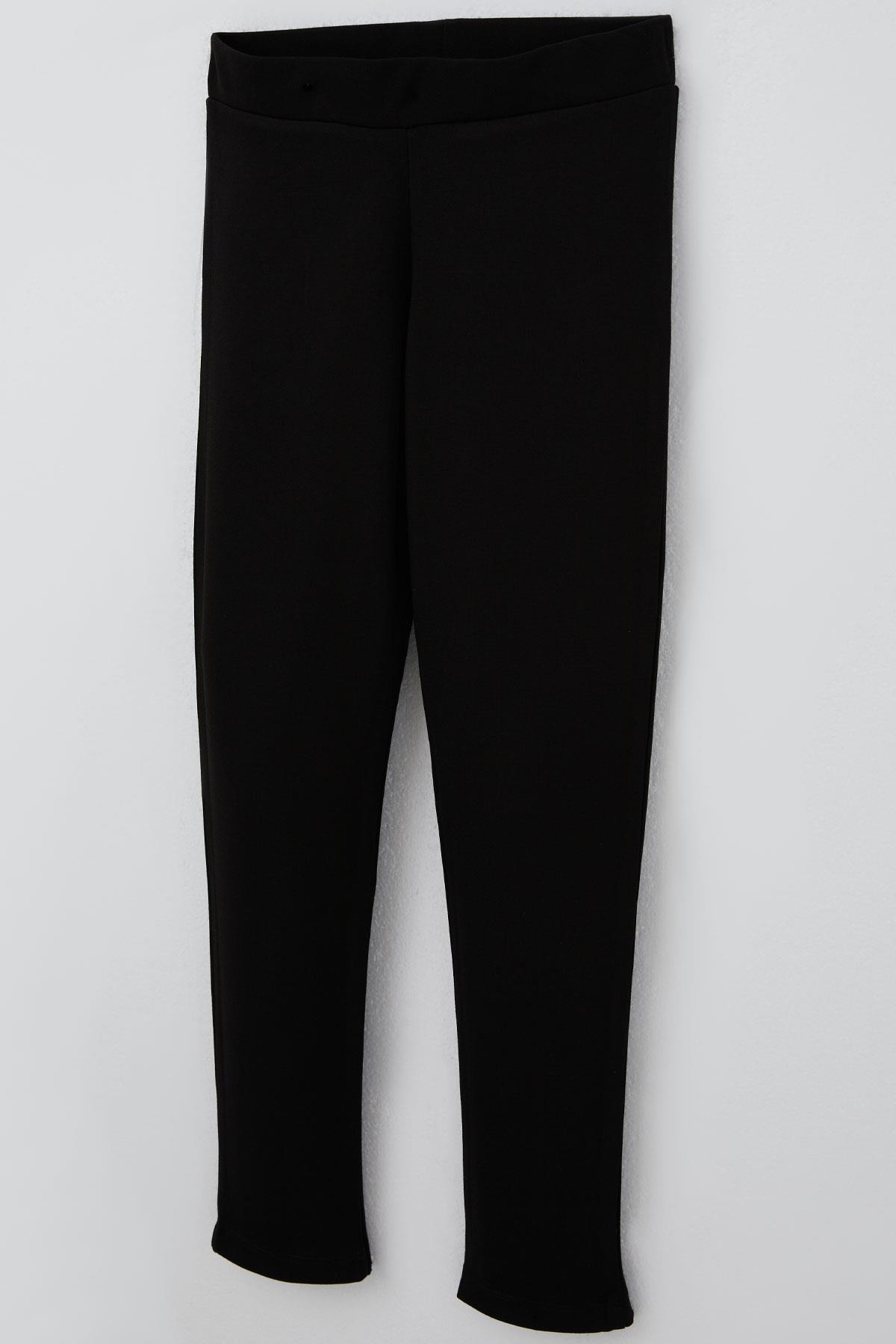 Breeze Kız Çocuk Tayt Basic Siyah (8-14 Yaş)