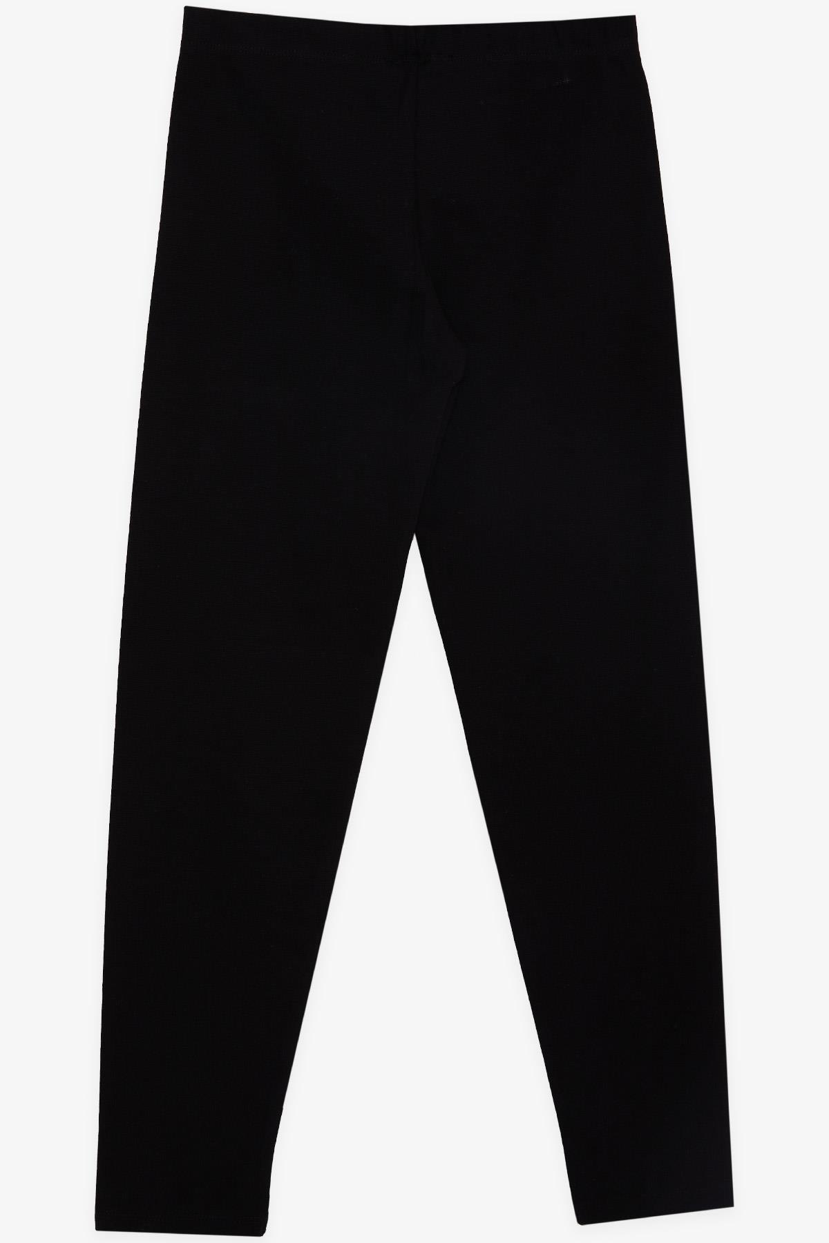 Breeze Kız Çocuk Tayt Basic Siyah (9-14 Yaş)