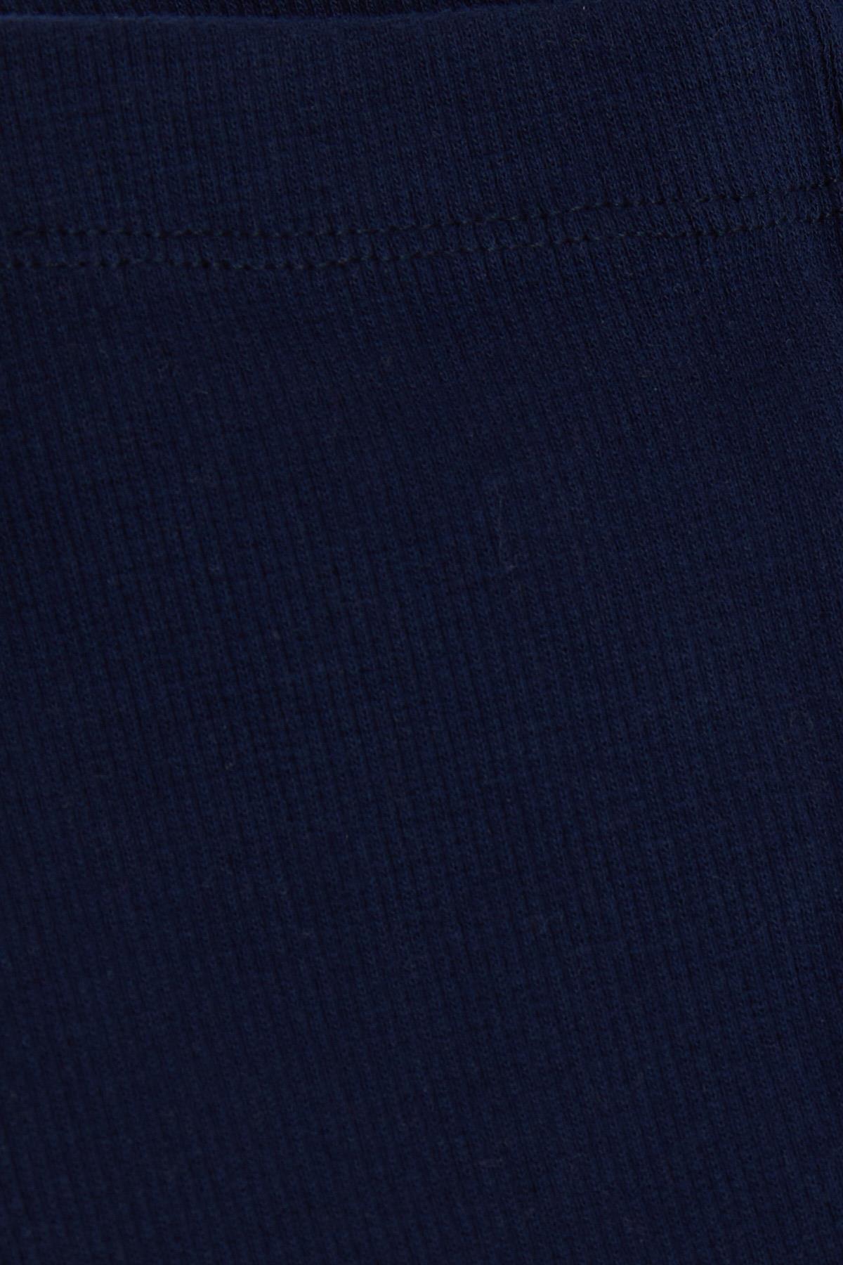 Breeze Kız Çocuk Tayt Fitilli Basic Lacivert (3-8 Yaş)