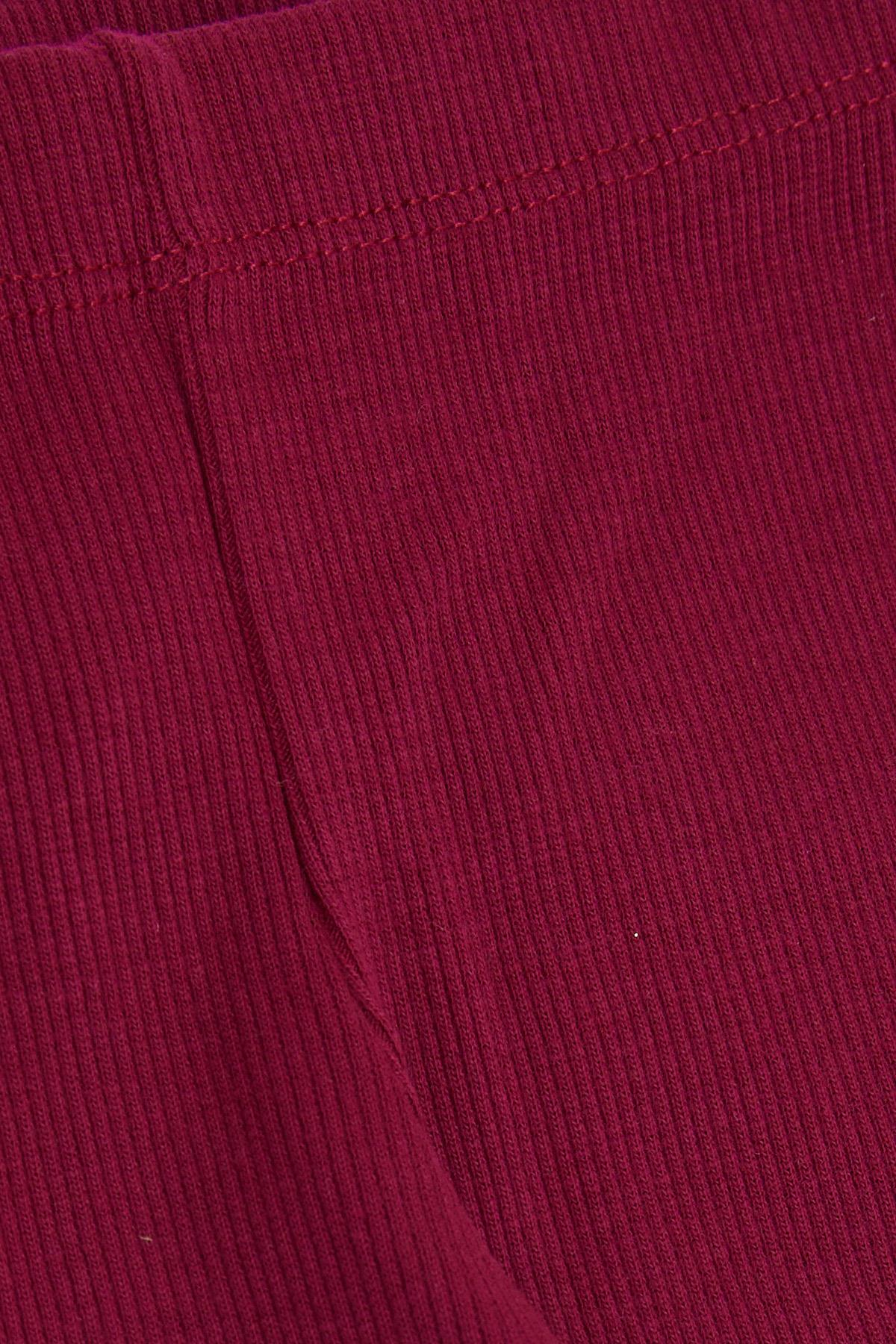 Breeze Kız Çocuk Tayt Fitilli Basic Vişne Çürüğü (3-8 Yaş)