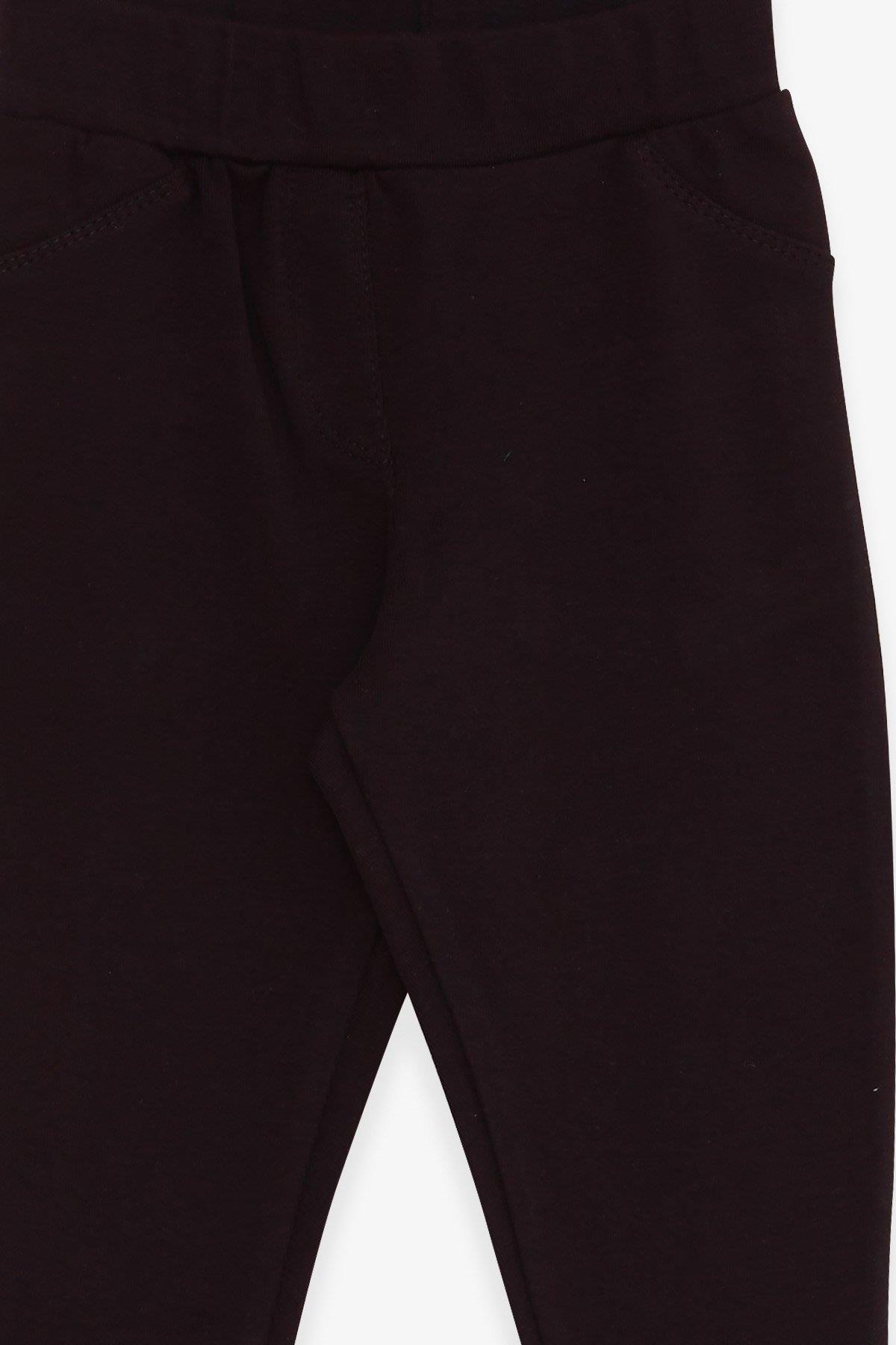 Breeze Kız Çocuk Tayt Pantolon Arkası Cepli Siyah (2-6 Yaş)