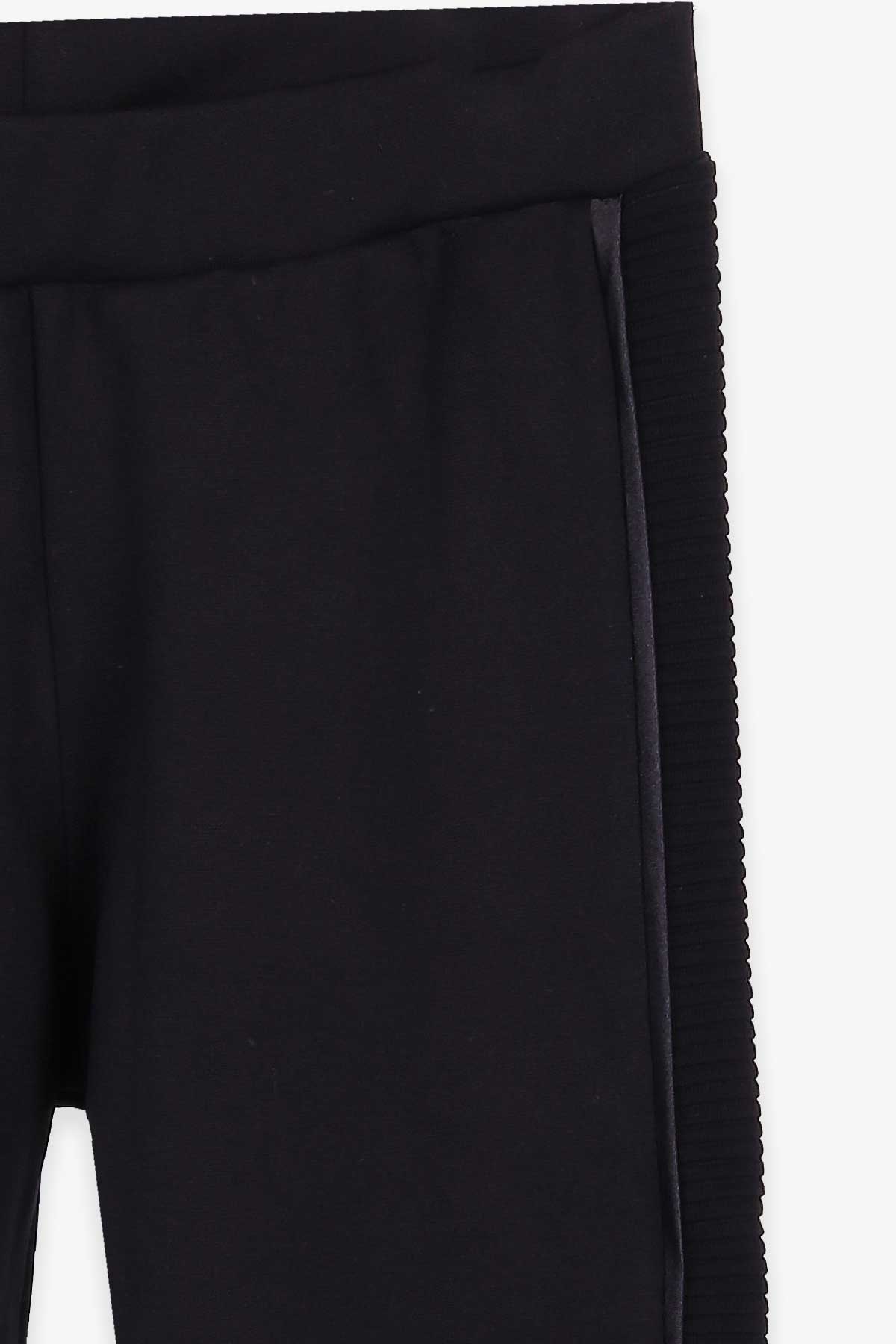Breeze Kız Çocuk Tayt Pantolon Basic Siyah (8-14 Yaş)