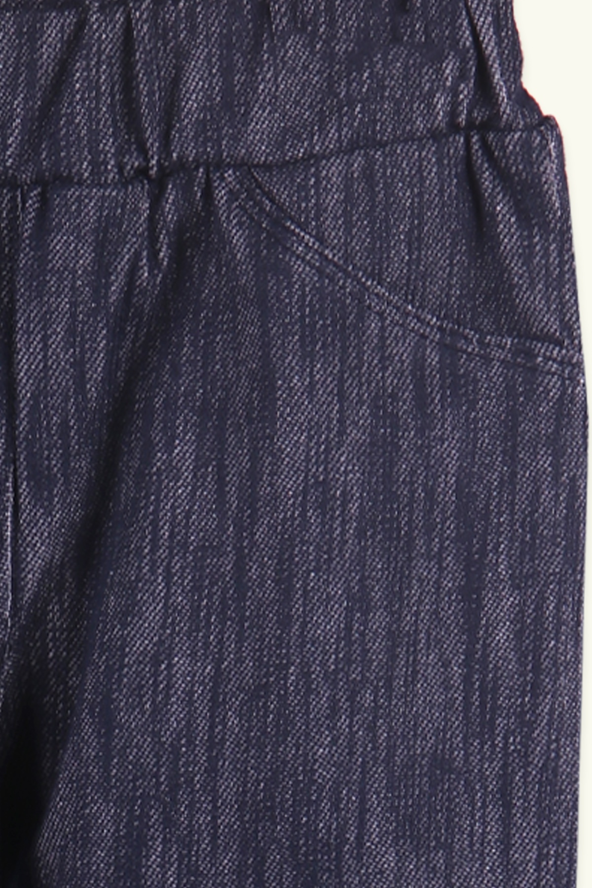 Breeze Kız Çocuk Tayt Pantolon Cep Desenli Lacivert (2-6 Yaş)
