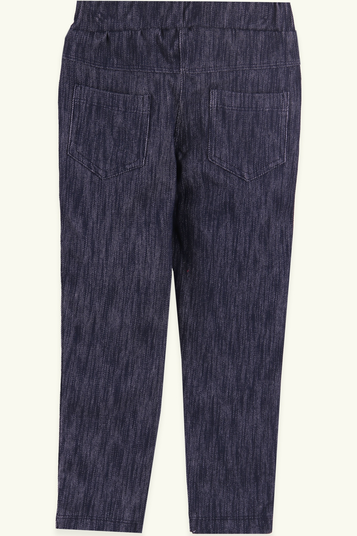 Breeze Kız Çocuk Tayt Pantolon Cep Desenli Lacivert (2-6 Yaş)