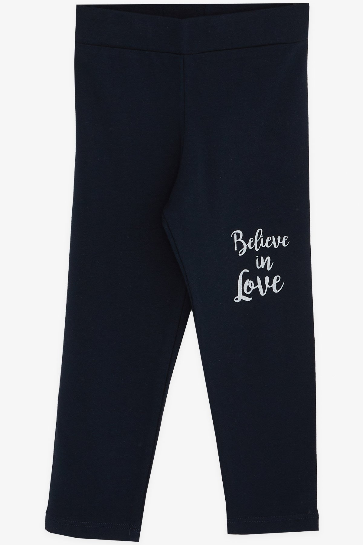 Breeze Kız Çocuk Taytlı Takım Baskılı Pullu Beyaz (1.5-5 Yaş)