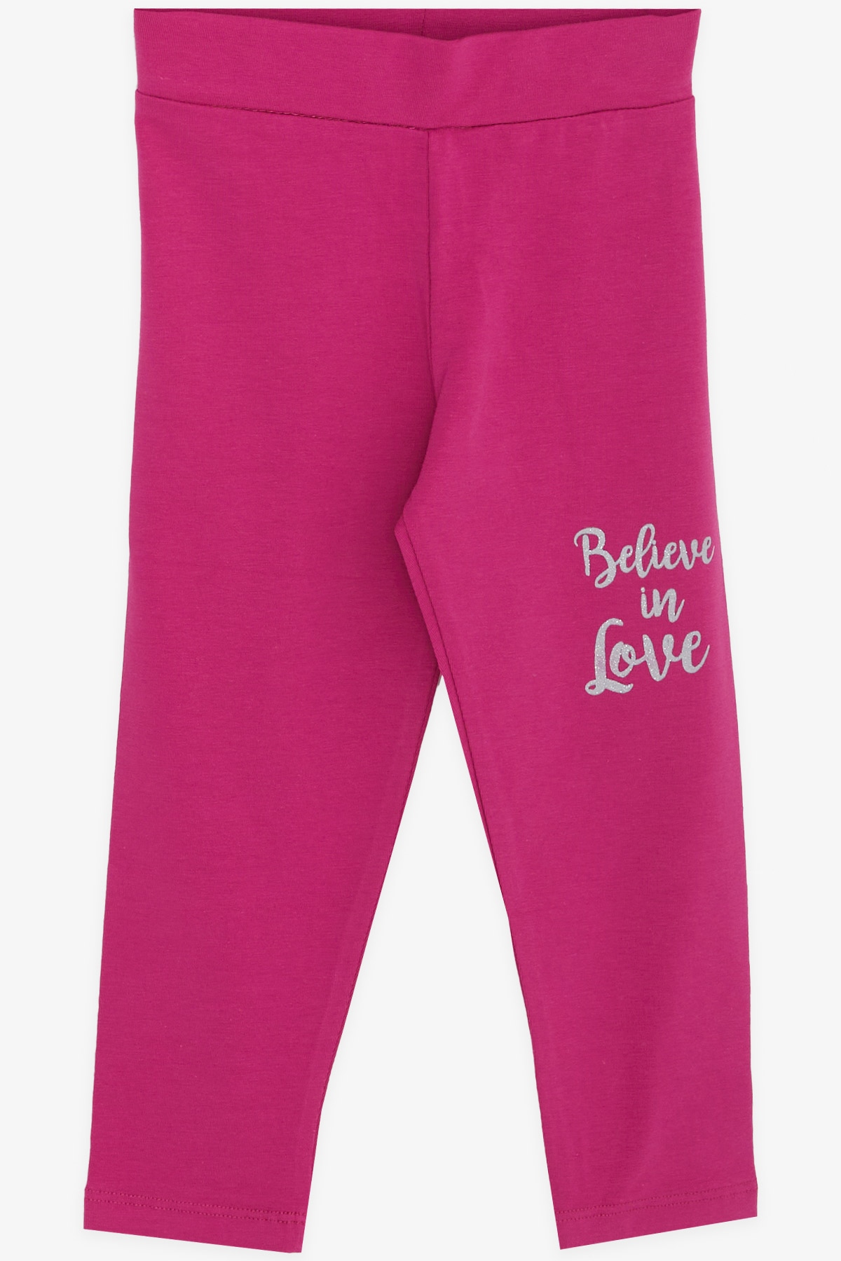 Breeze Kız Çocuk Taytlı Takım Baskılı Pullu Açık Gri Melanj (1.5-5 Yaş)