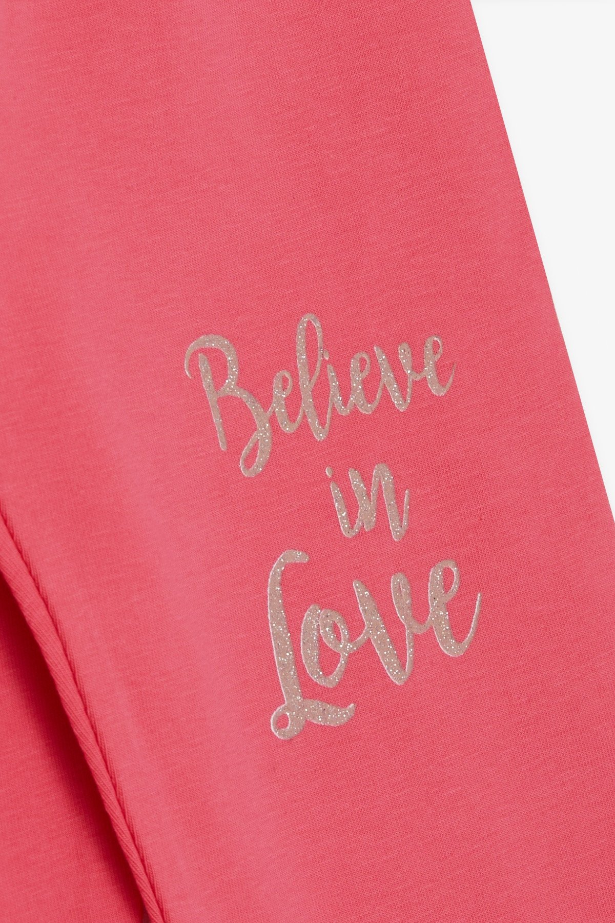 Breeze Kız Çocuk Taytlı Takım Baskılı Pullu Bej Melanj (1.5-5 Yaş)