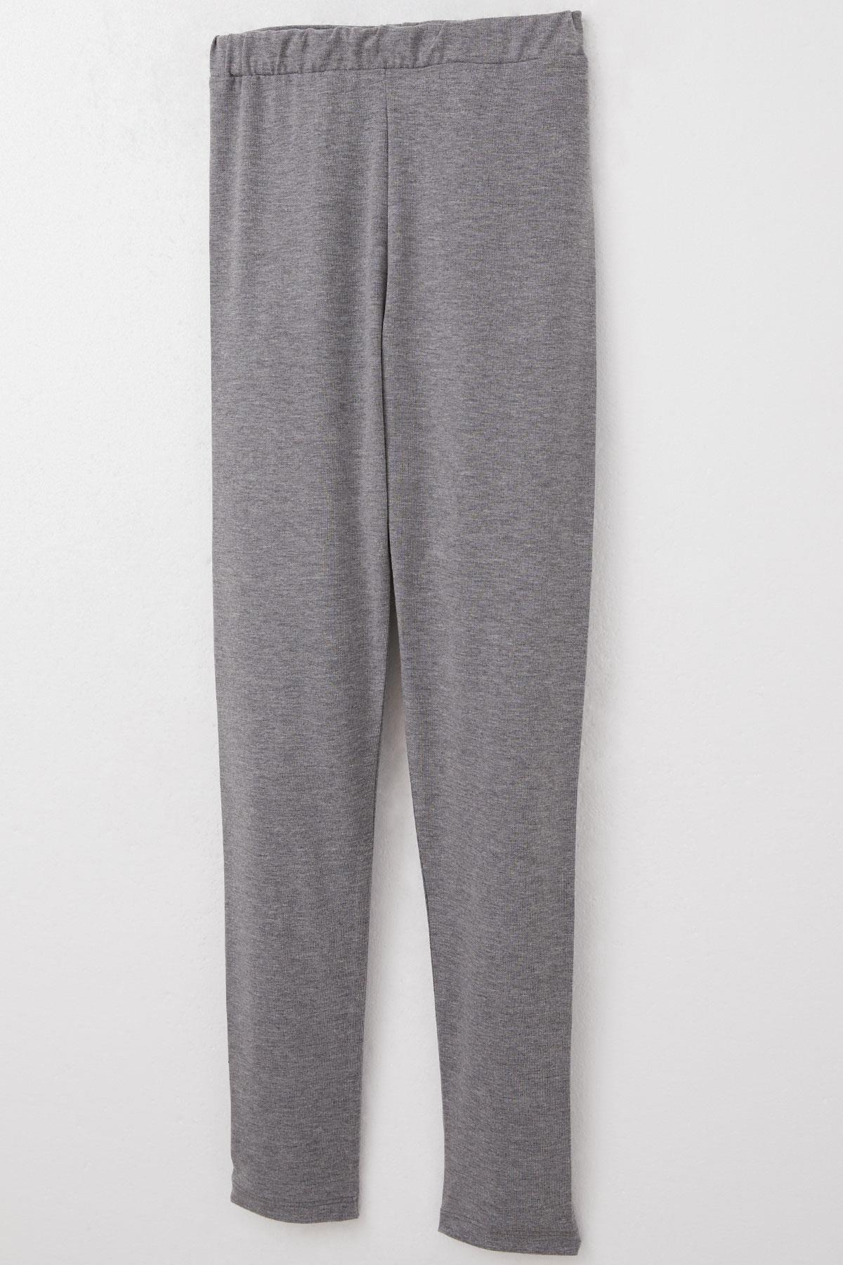 Breeze Kız Çocuk Taytlı Takım Çiçek & Simli Kelebek Baskılı Beyaz (4-8 Yaş)