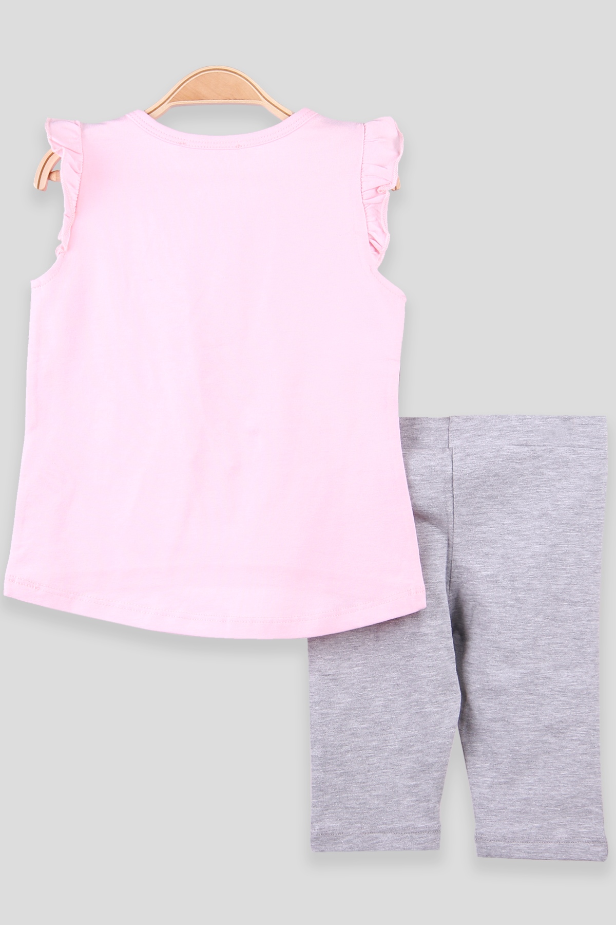 Breeze Kız Çocuk Taytlı Takım Dans Eden Tavşanlı Pembe (1.5-5 Yaş)