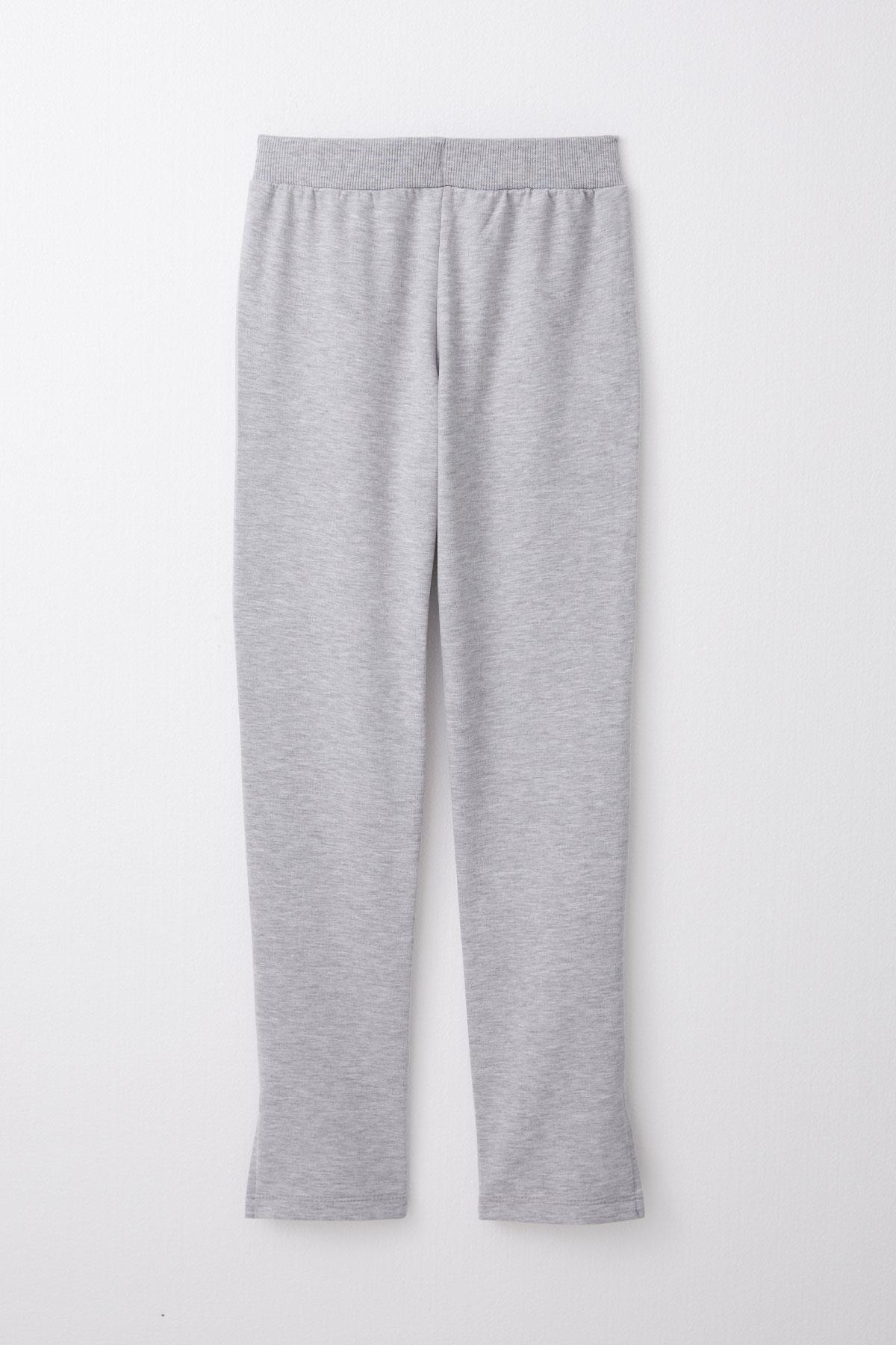 Breeze Kız Çocuk Taytlı Takım Motivasyon Temalı Paçası Yırtmaçlı Gülkurusu (5-10 Yaş)