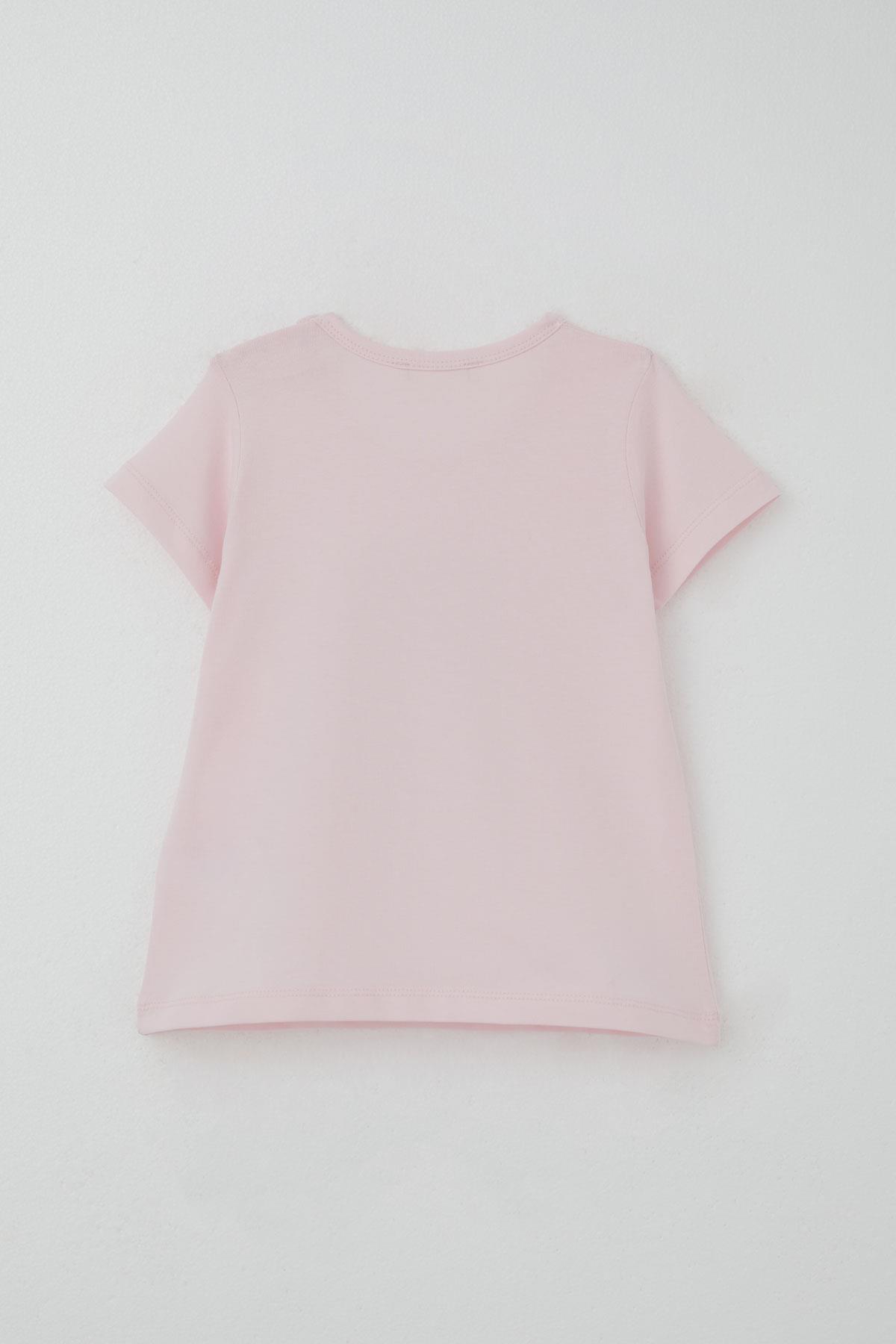 Breeze Kız Çocuk Taytlı Takım Sakız Kraliçesi Kız Baskılı Pembe (1.5-5 Yaş)