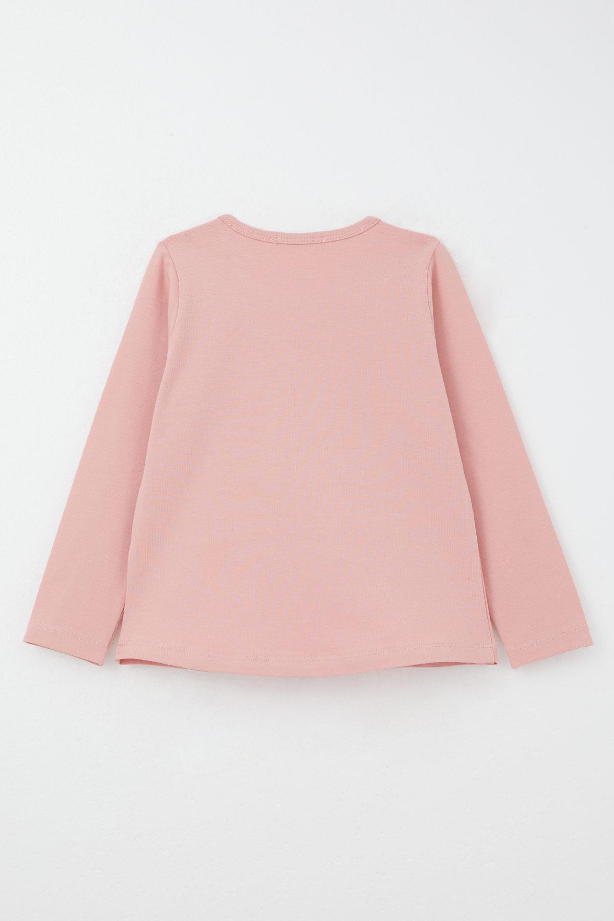 Breeze Kız Çocuk Taytlı Takım Sevgi Temalı Sevimli Hayvancıklar Baskılı Gülkurusu (1-4 Yaş)