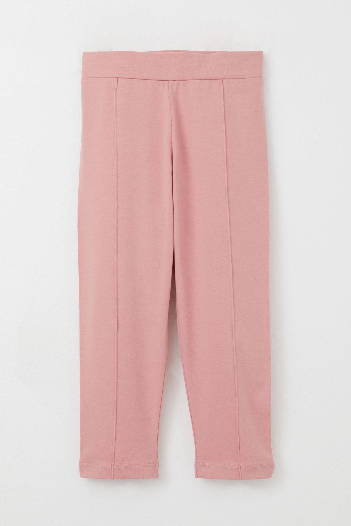 Breeze Kız Çocuk Taytlı Takım Sevimli Gözlüklü Tavşancık Ekru (2-6 Yaş)