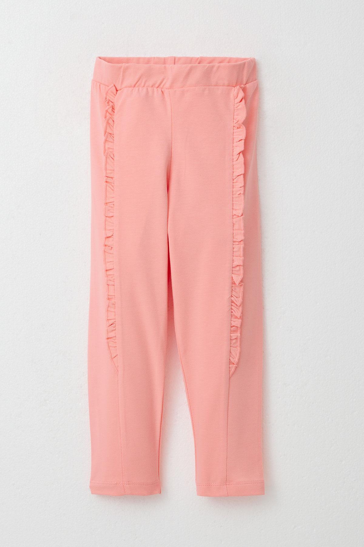 Breeze Kız Çocuk Taytlı Takım Sevimli Tavşancık Nakışlı Ekru (1-4 Yaş)